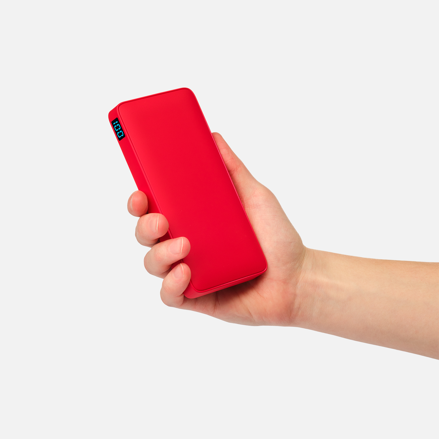 Внешний аккумулятор с подсветкой Ancor PD Plus 10000 mAh, красный / 