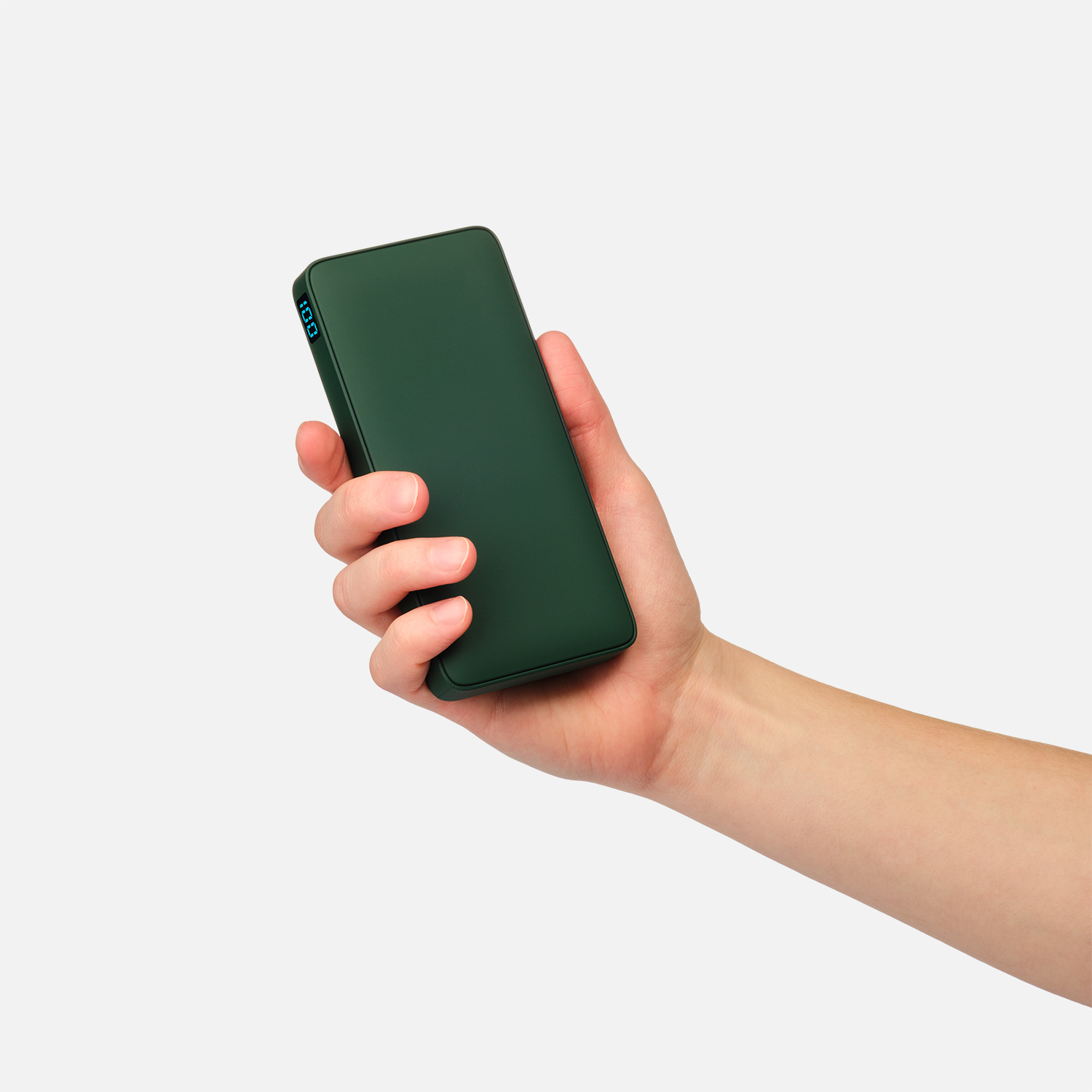 Внешний аккумулятор с подсветкой Ancor PD Plus 10000 mAh, зеленый / 