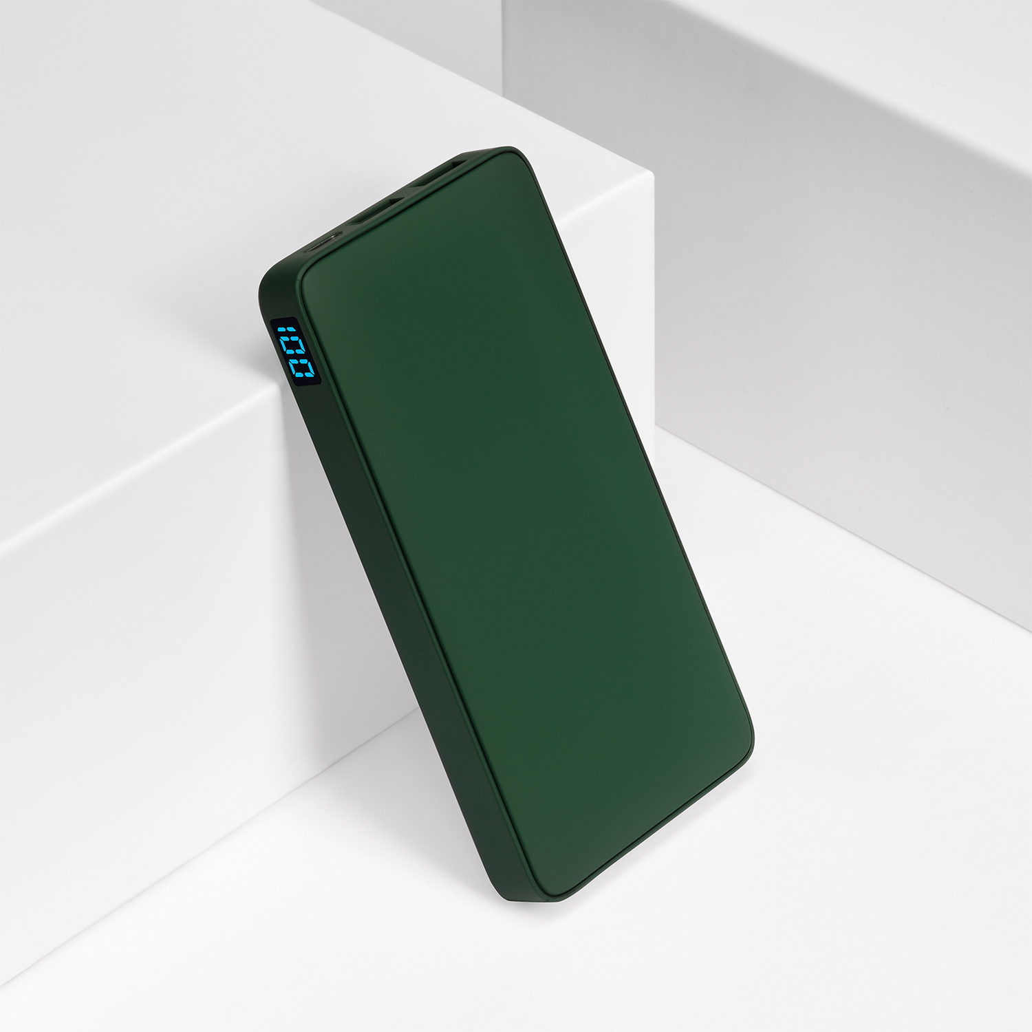 Внешний аккумулятор с подсветкой Ancor PD Plus 10000 mAh, зеленый / 