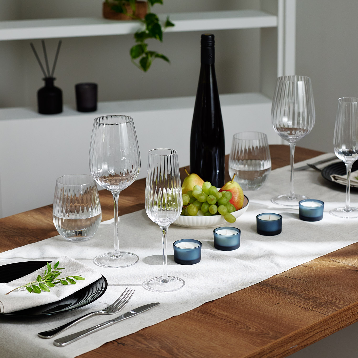 Стакан для воды Blanche, прозрачный / 