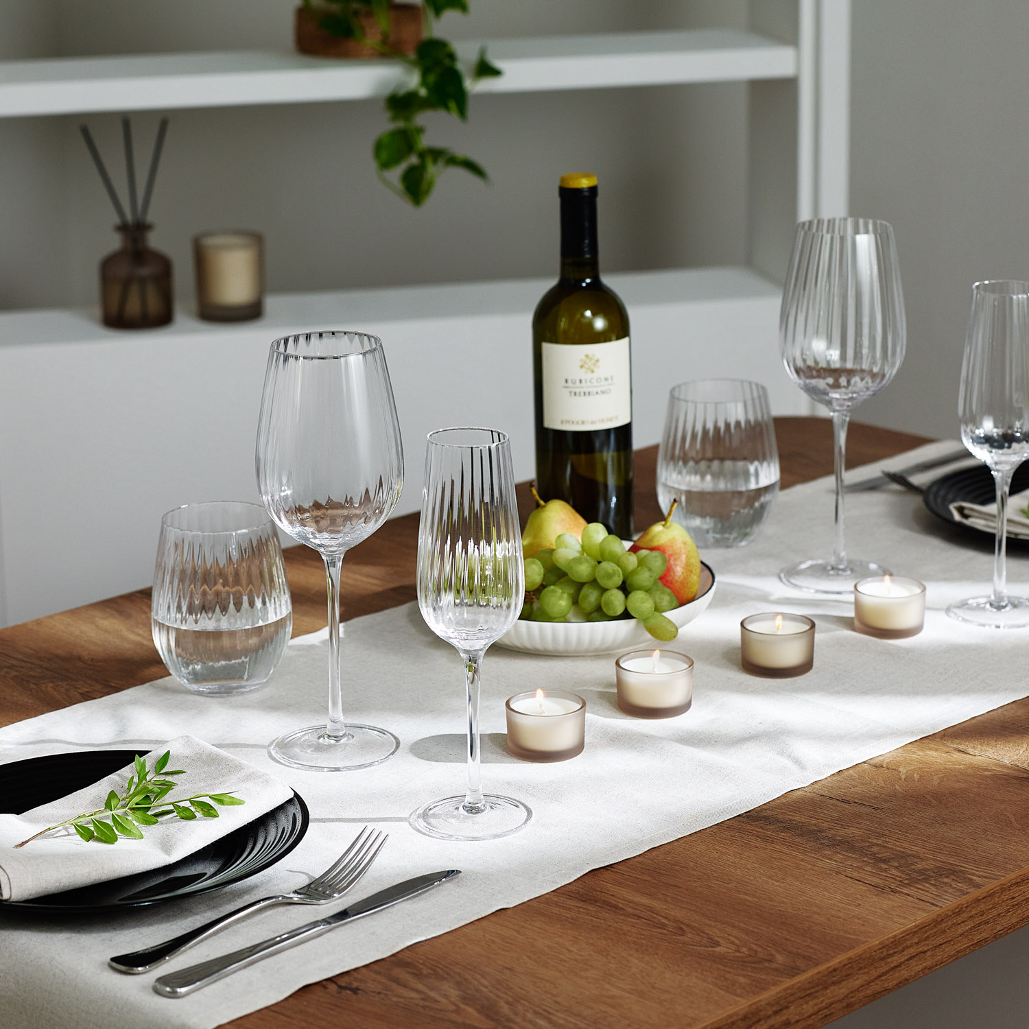 Стакан для воды Blanche, прозрачный / 