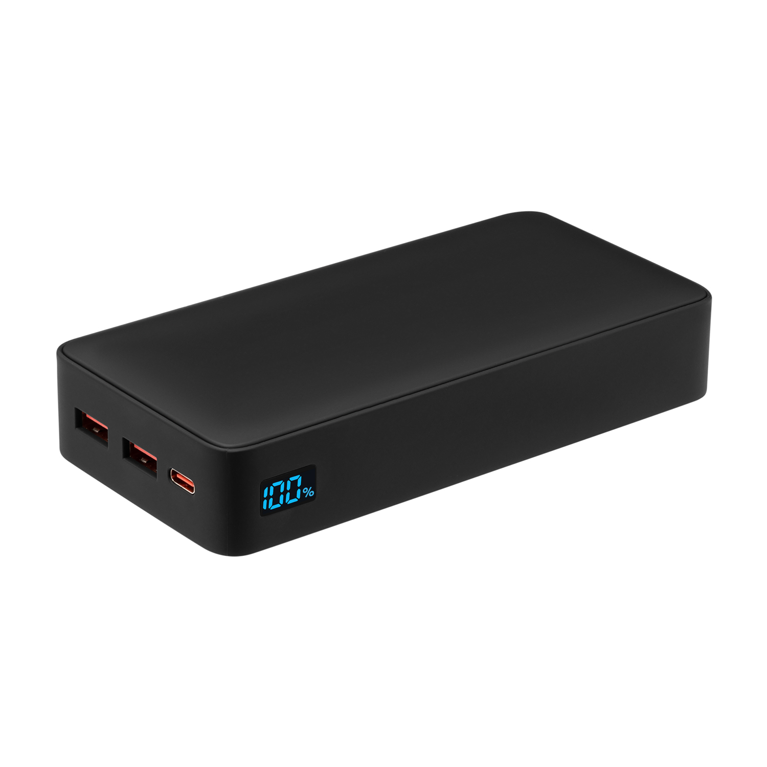 Внешний аккумулятор с подсветкой Ancor PD Plus 20000 mAh, черный / 