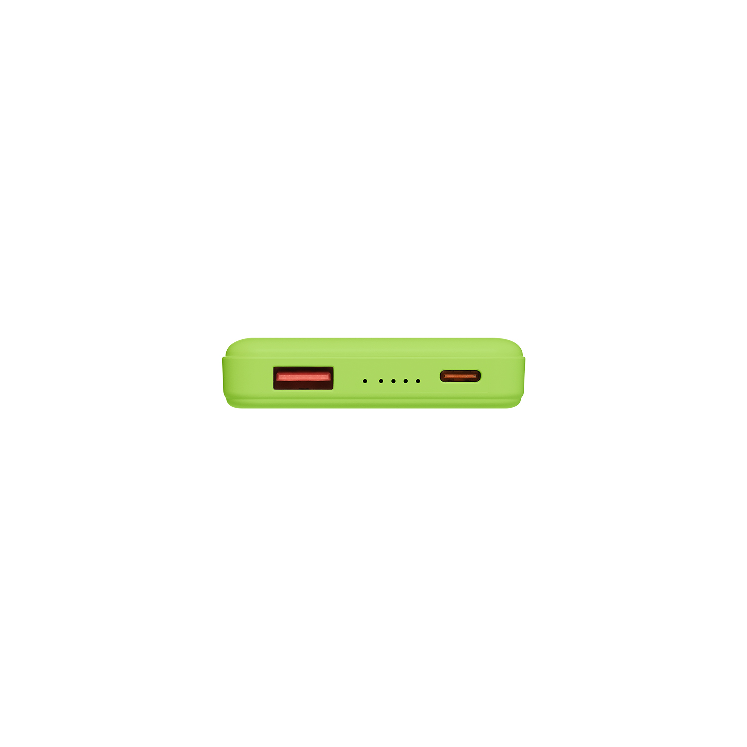 Внешний аккумулятор Largo PD 5000mAh с функцией беспроводной зарядки 15W, салатовый / 