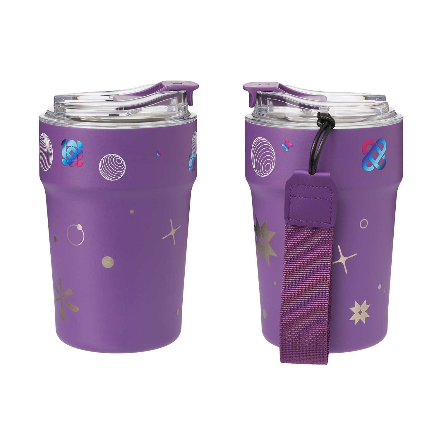 Термокружка вакуумная Monaco, фиолетовая / 