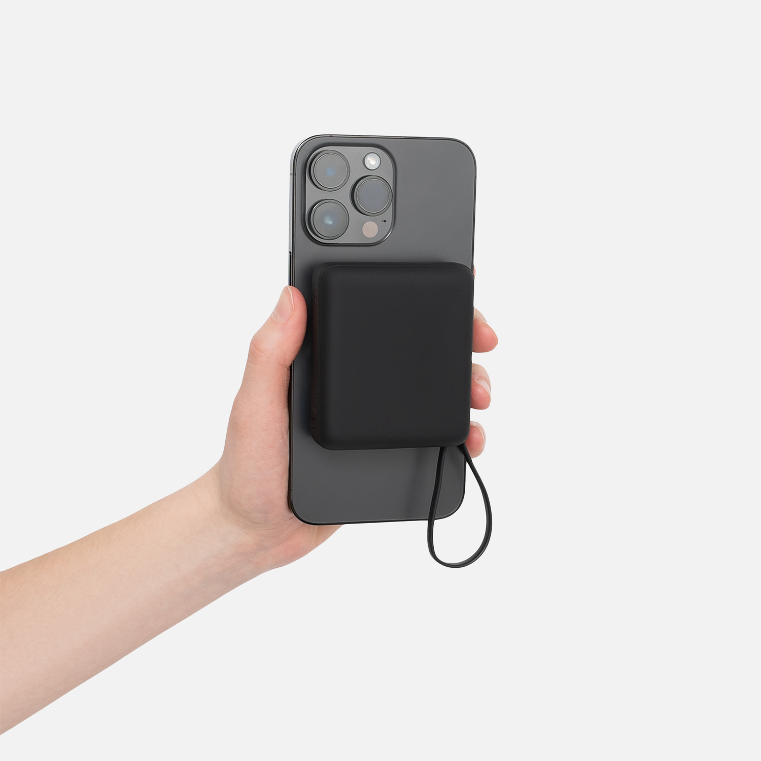 Внешний аккумулятор с подсветкой Ritter PD 10000mAh с функцией беспроводной зарядки 15W / 