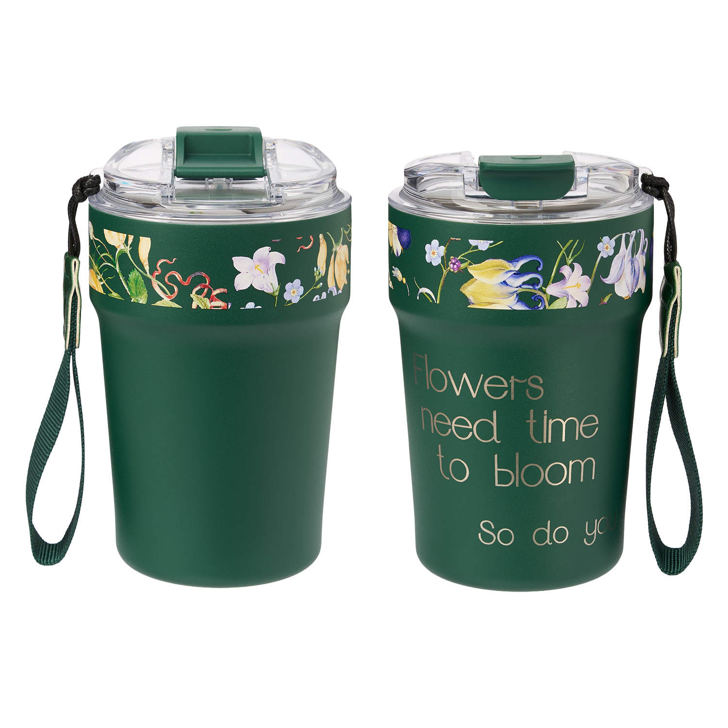 Термокружка вакуумная Monaco, темно-зеленая / 