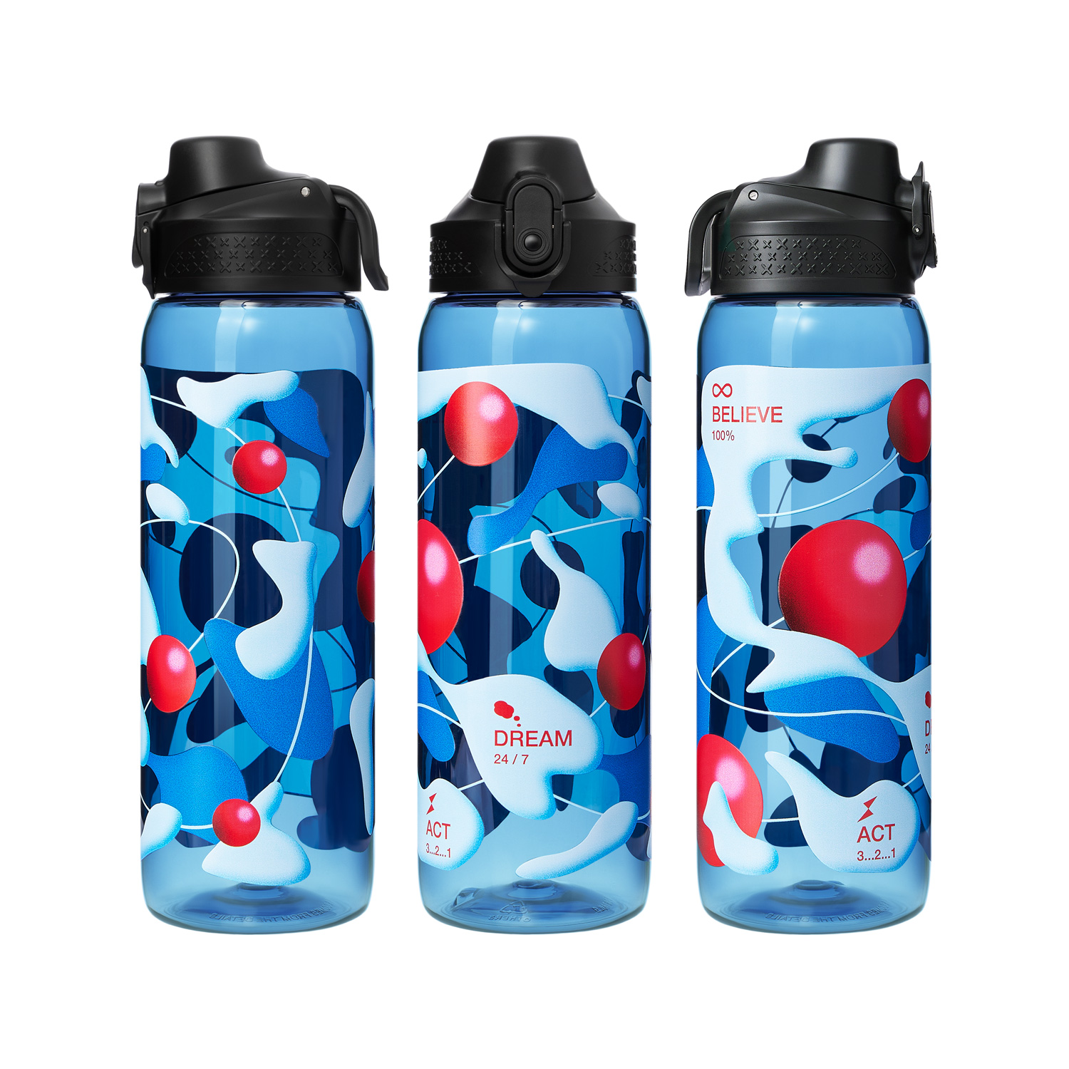 Бутылка для воды Nevada, синяя / 