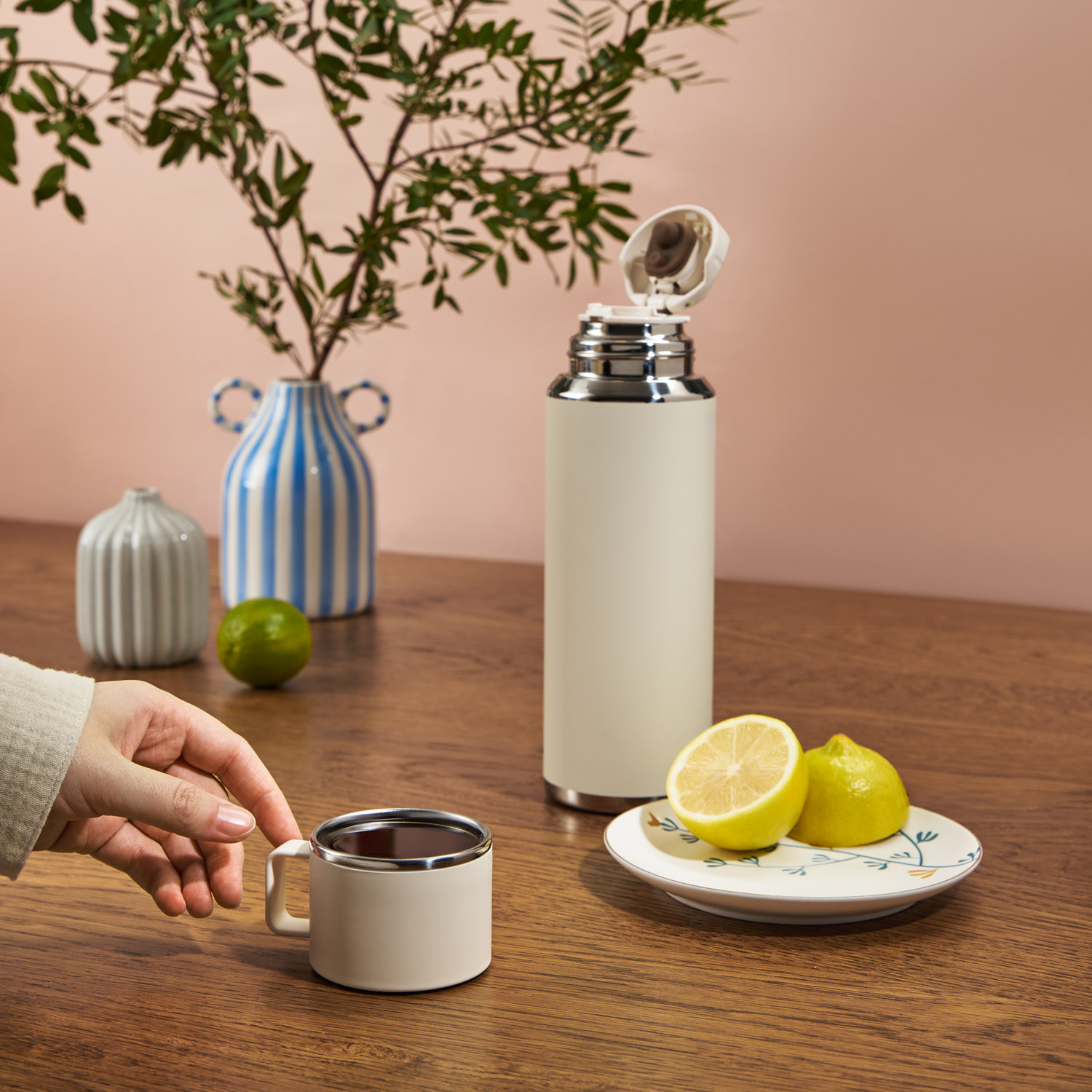 Термос Oslo, бежевый / 