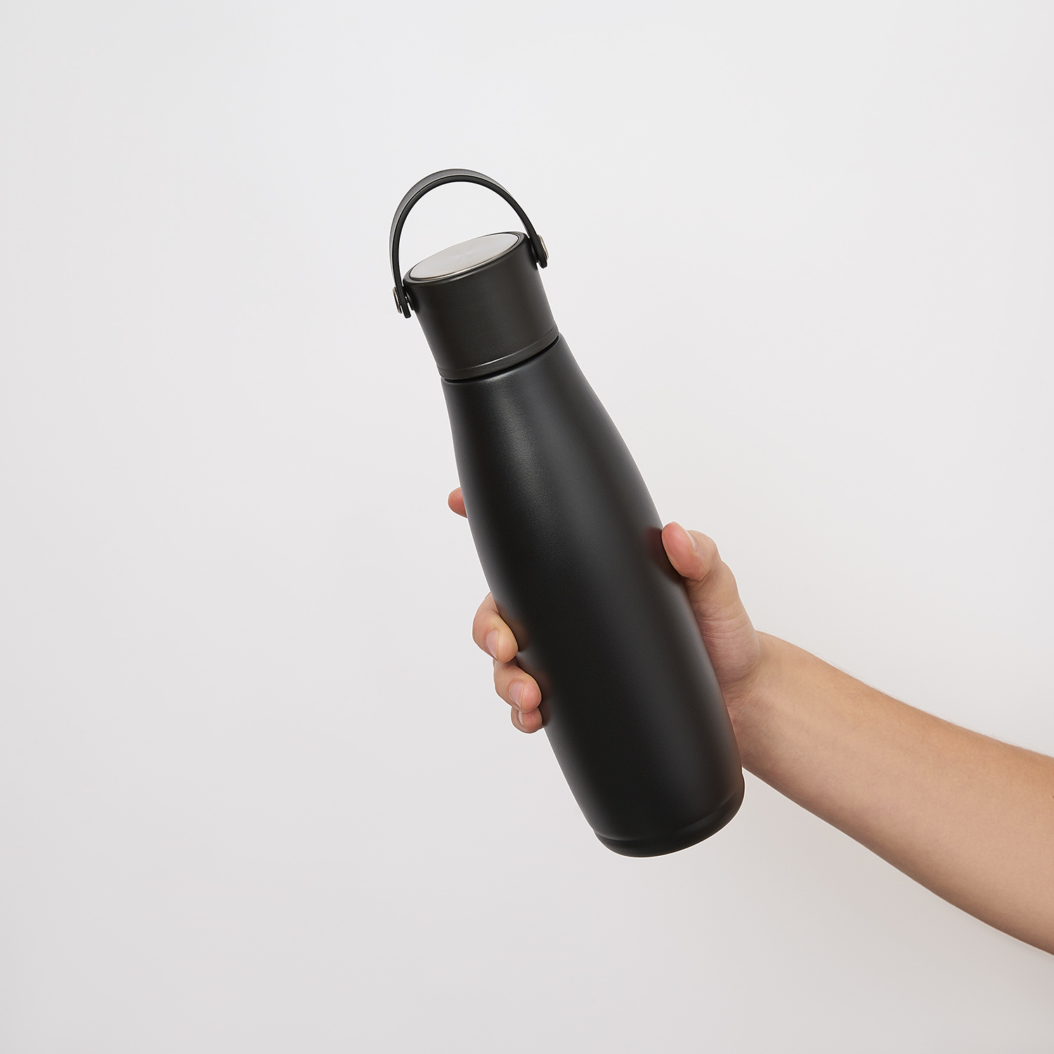 Термобутылка вакуумная герметичная Bosca, черная / 