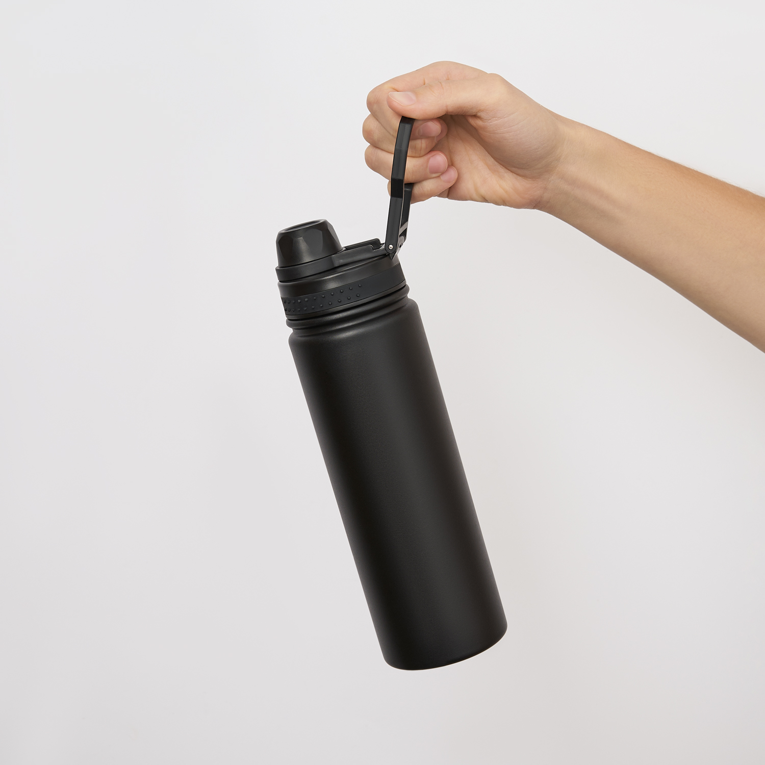 Термобутылка вакуумная герметичная Savona, черная / 