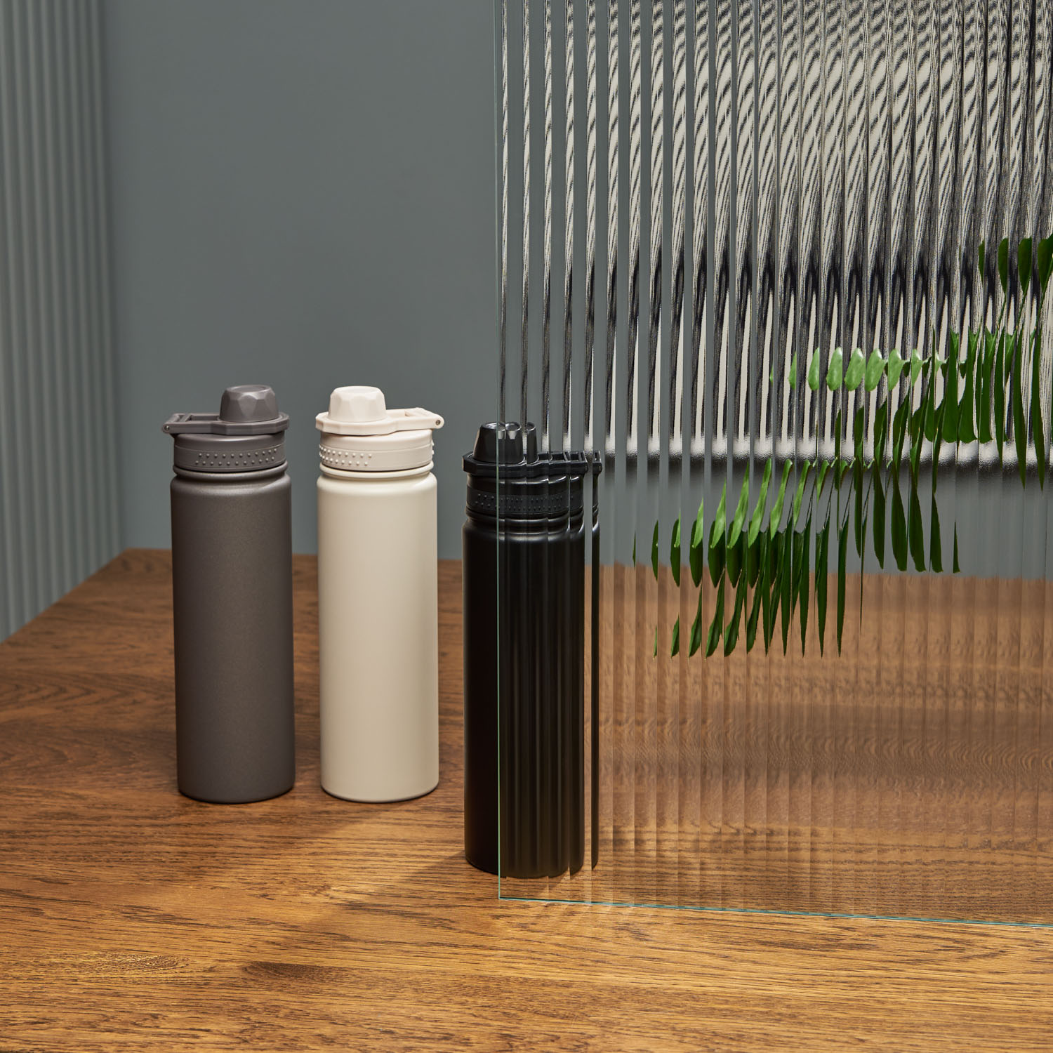 Термобутылка вакуумная герметичная Savona, бежевая / 