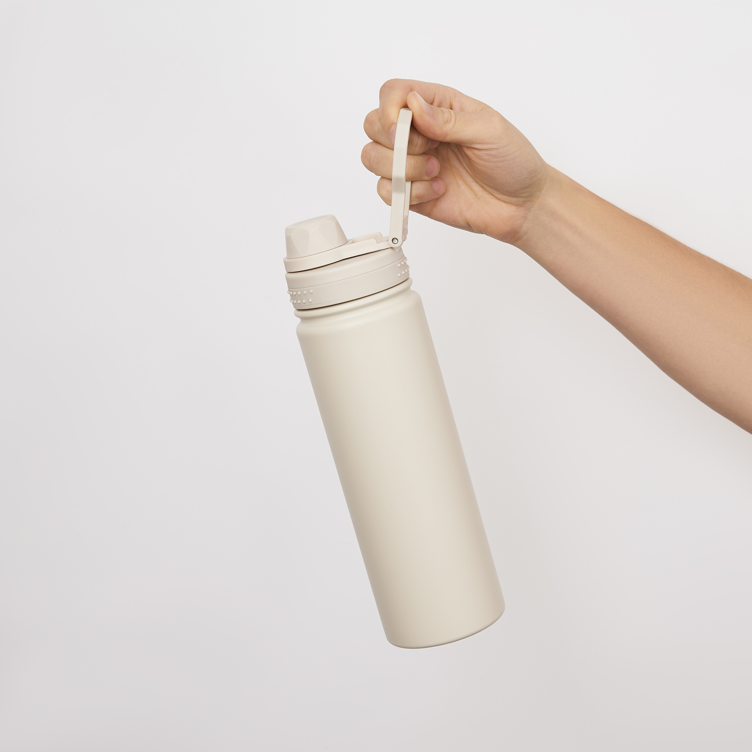 Термобутылка вакуумная герметичная Savona, бежевая / 