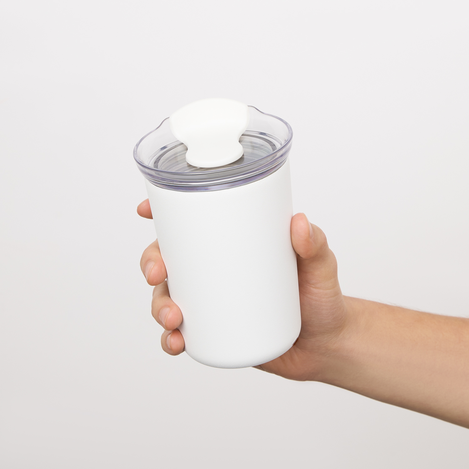 Термокружка вакуумная Strada, белая / 