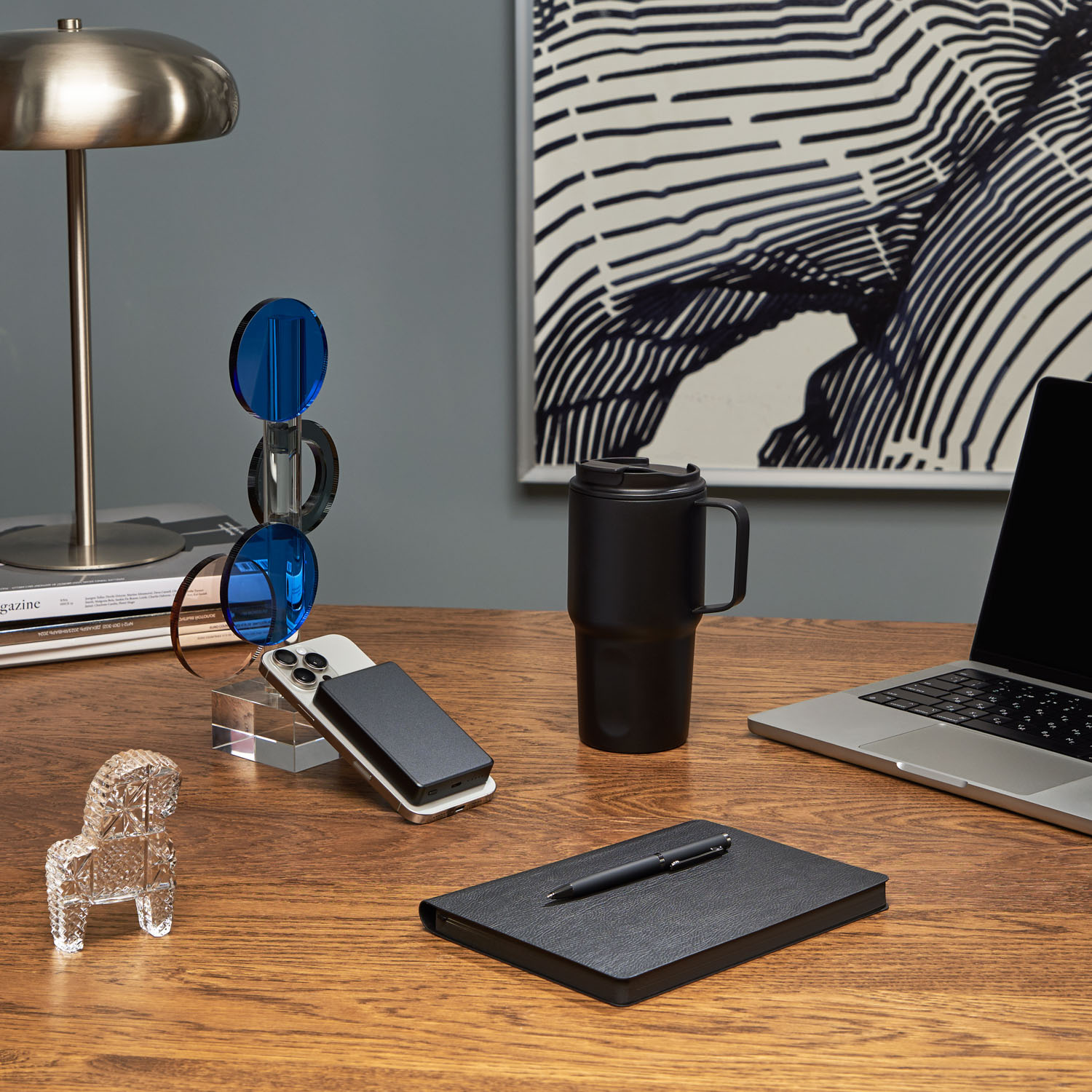 Термокружка вакуумная Aventura, черная / 