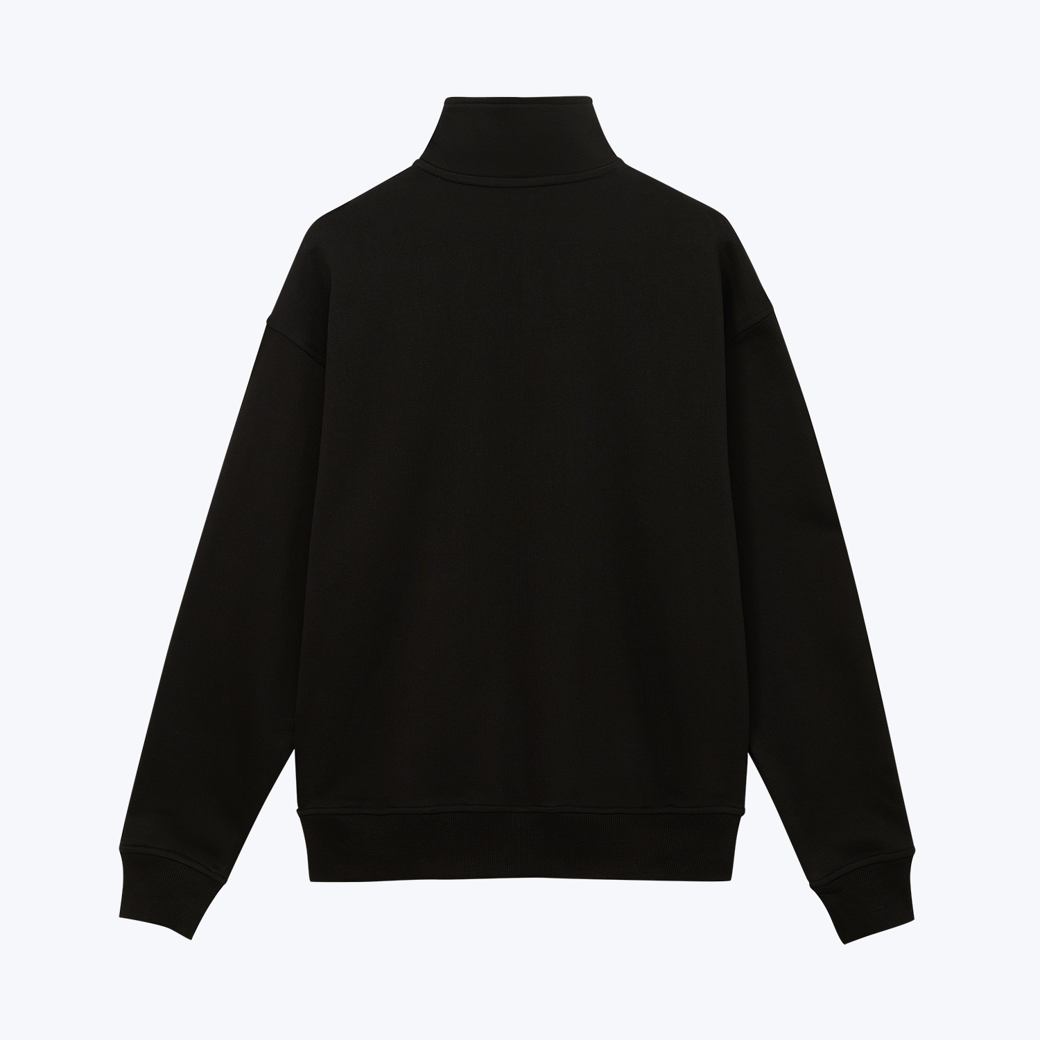 Толстовка на молнии унисекс FLOW, черная, размер 3XL/4XL / 
