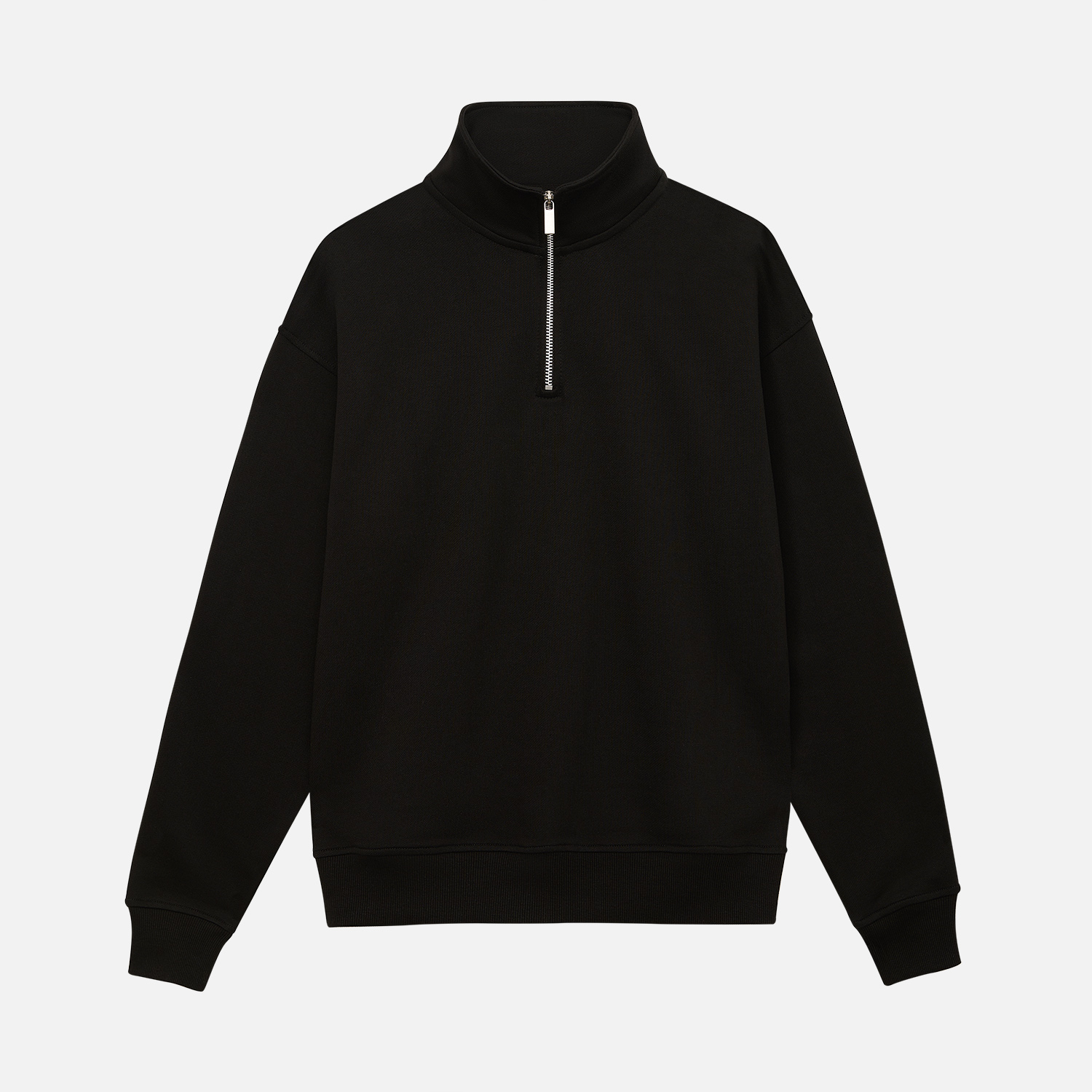 Толстовка на молнии унисекс FLOW, черная, размер 3XL/4XL / 