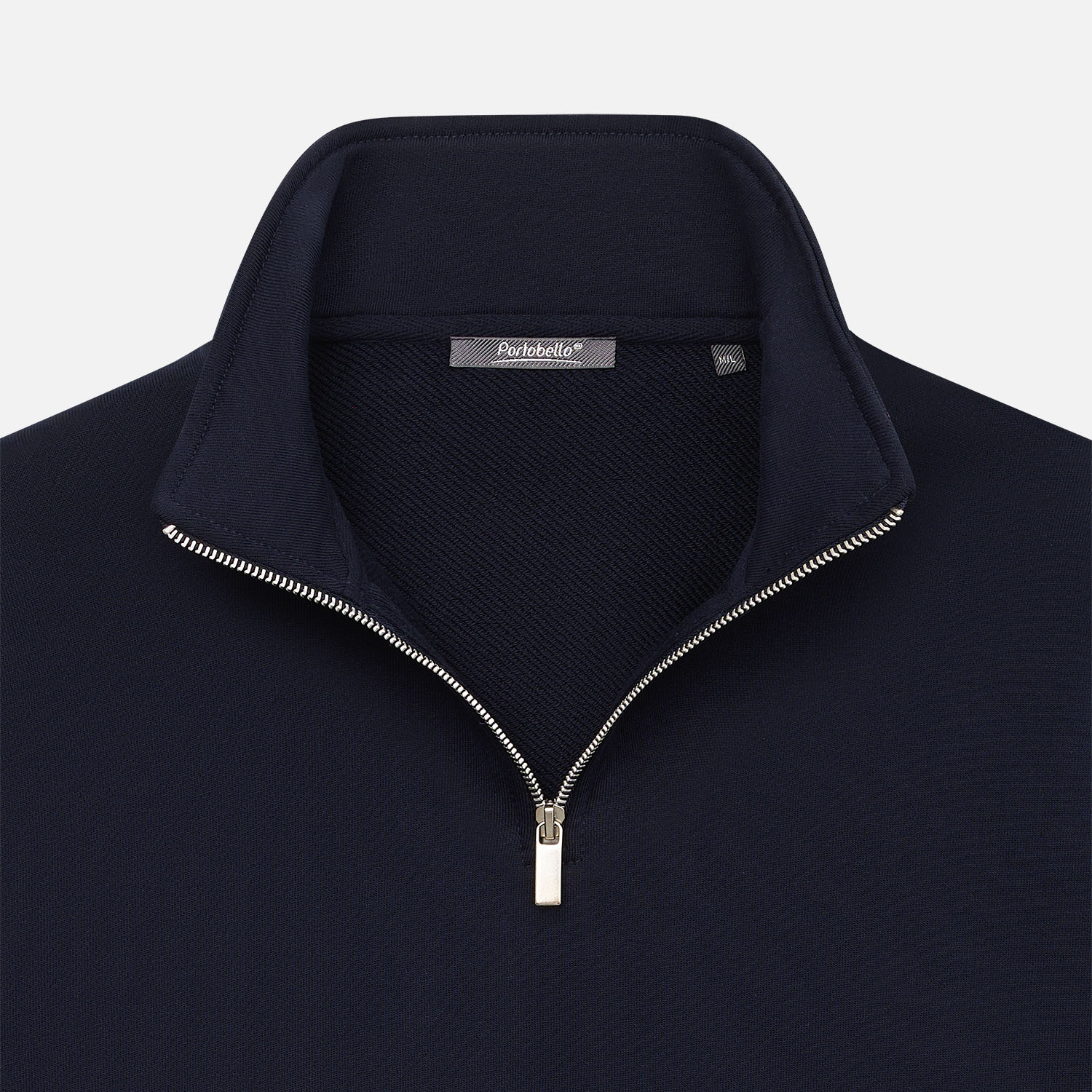 Толстовка на молнии унисекс FLOW, темно-синяя, размер 3XL/4XL / 