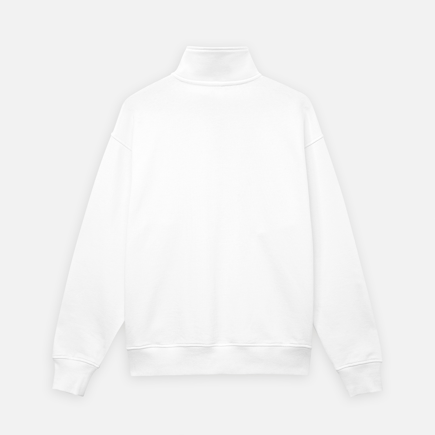 Толстовка на молнии унисекс FLOW, белая (теплый оттенок), размер 3XL/4XL / 