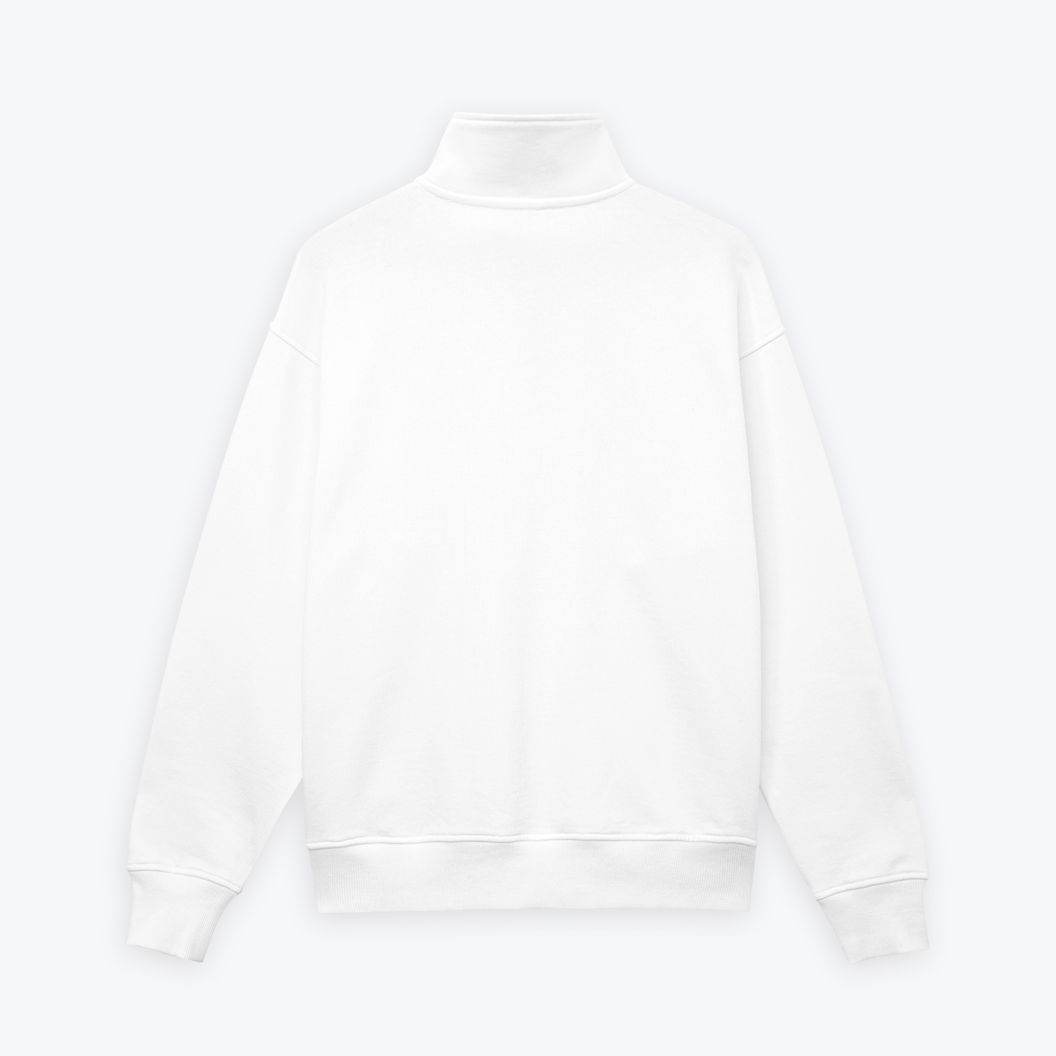 Толстовка на молнии унисекс FLOW, белая (теплый оттенок), размер 3XL/4XL / 