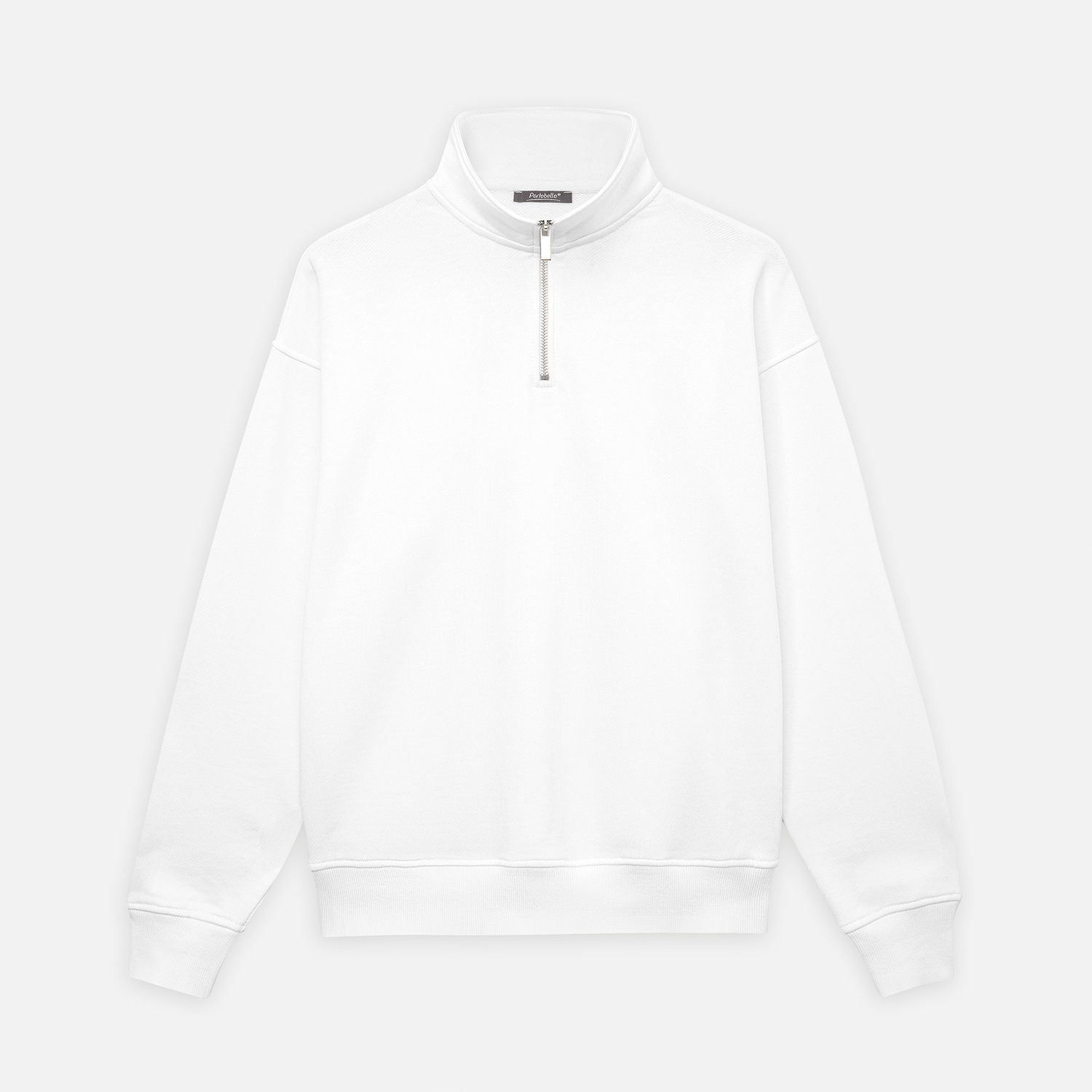 Толстовка на молнии унисекс FLOW, белая (теплый оттенок), размер 3XL/4XL / 