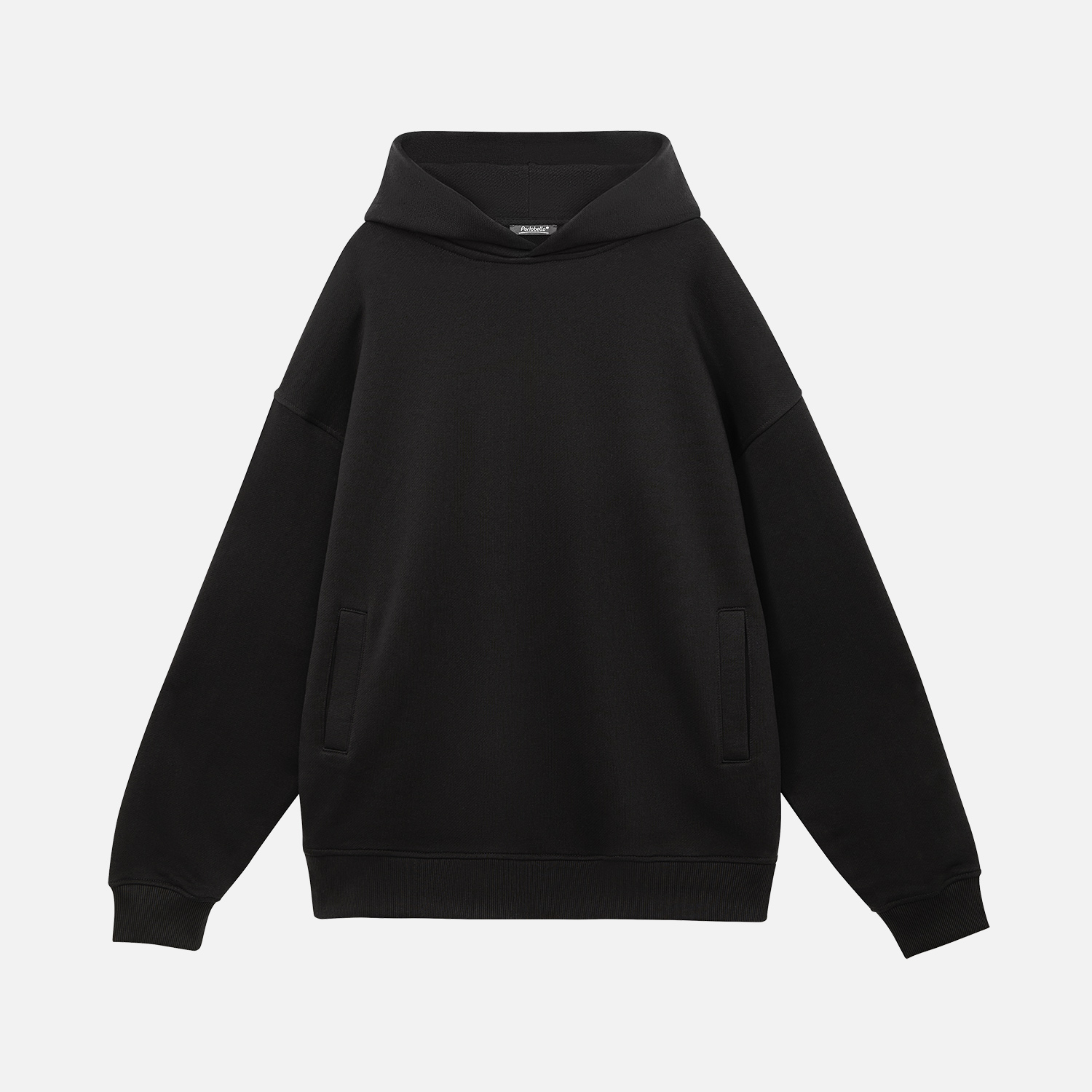 Худи оверсайз унисекс FUSION, черный / 