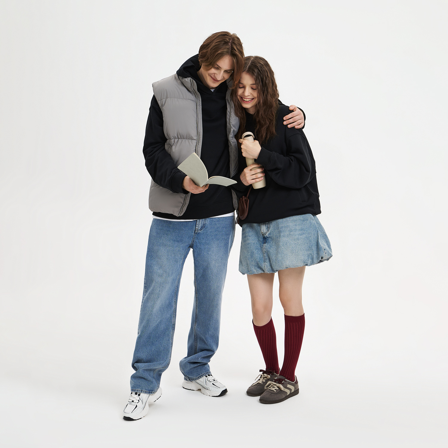 Худи оверсайз унисекс FUSION, черный / 