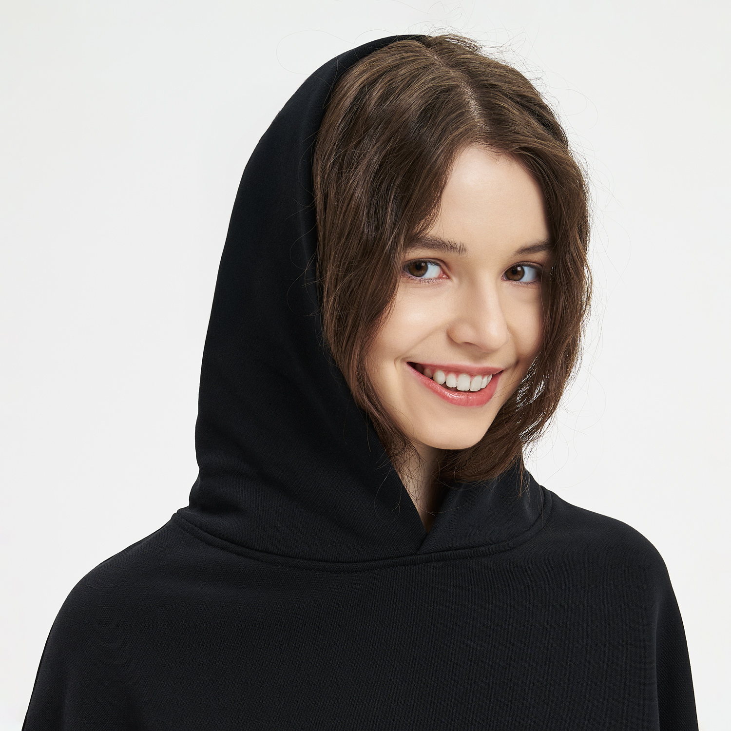 Худи оверсайз унисекс FUSION, черный / 