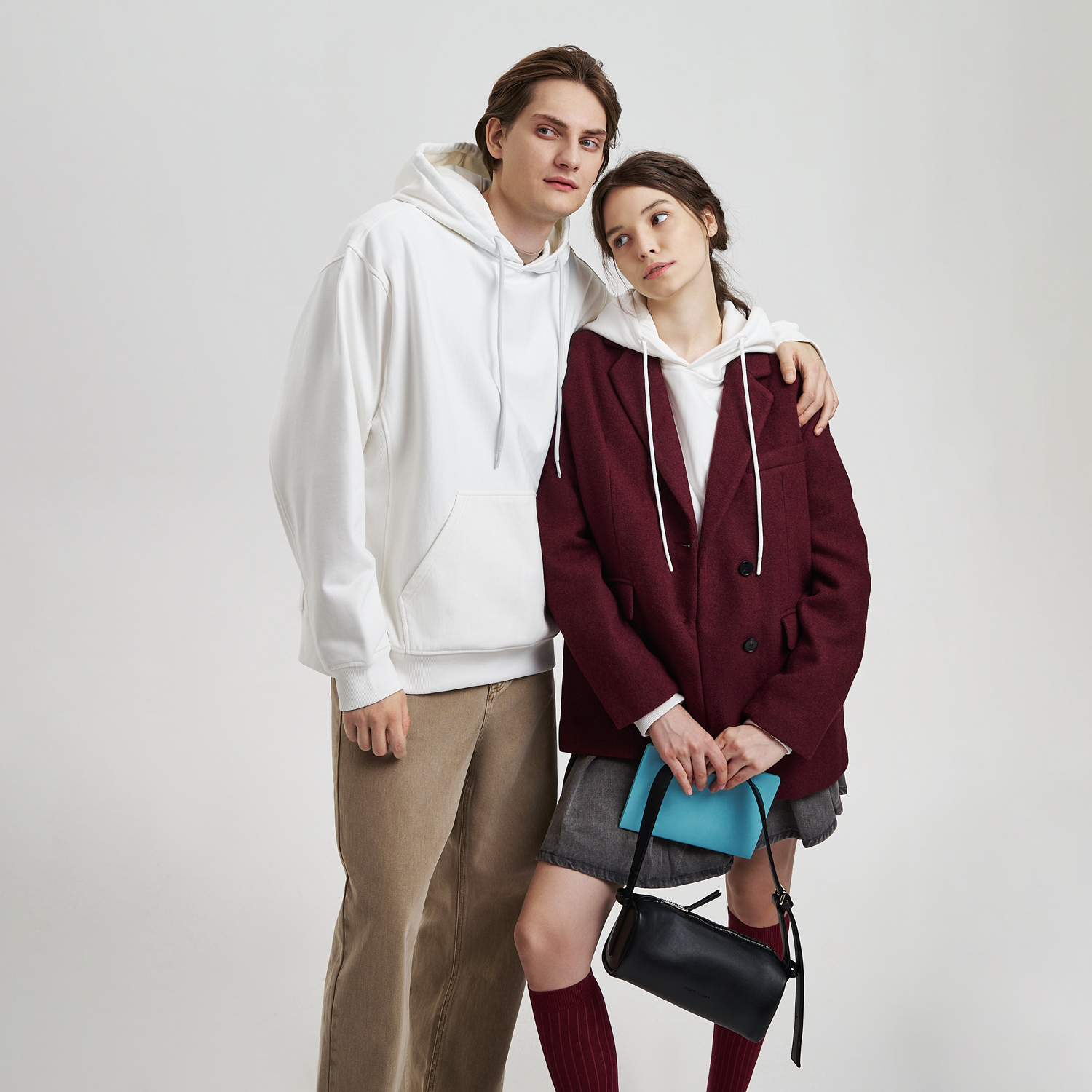 Худи релакс унисекс ADVENTURE, белый / 