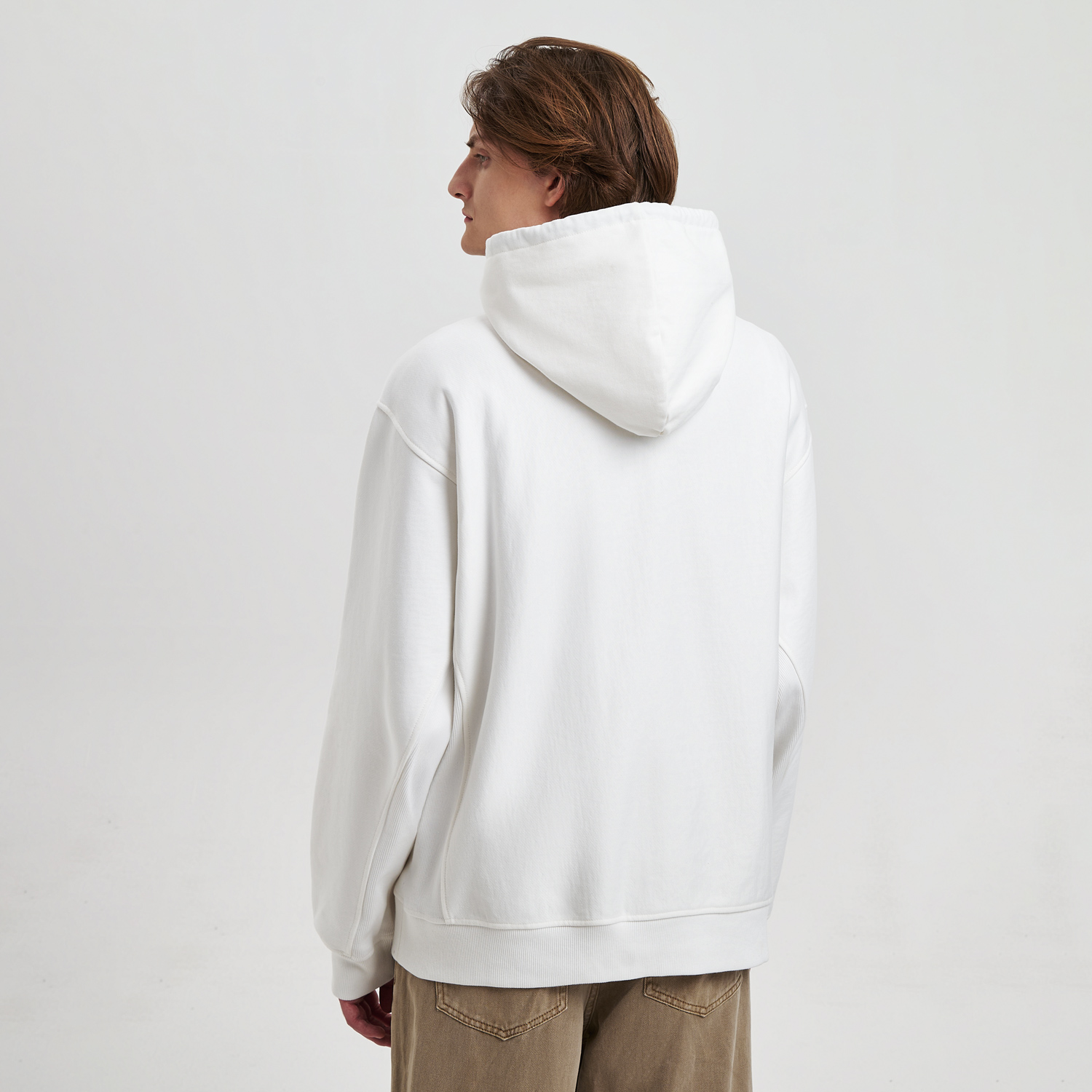 Худи релакс унисекс ADVENTURE, белый, размер XS/S / 