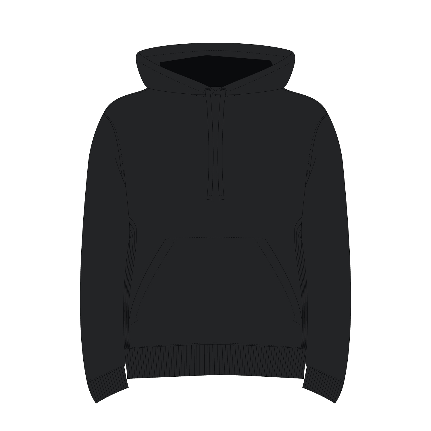 Худи релакс унисекс ADVENTURE, черный, размер XL/2XL / 