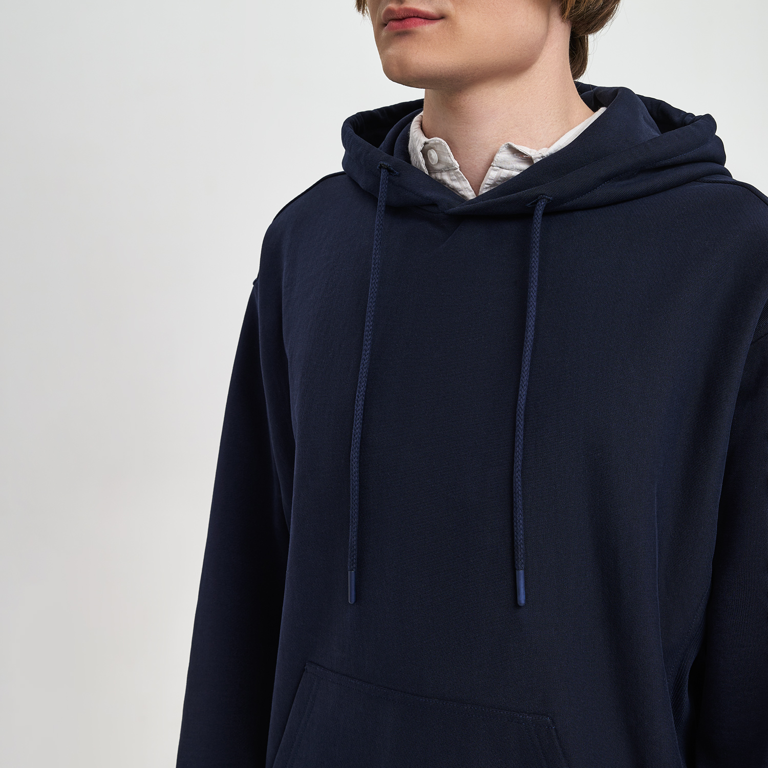 Худи релакс унисекс ADVENTURE, темно-синий, размер M/L / 