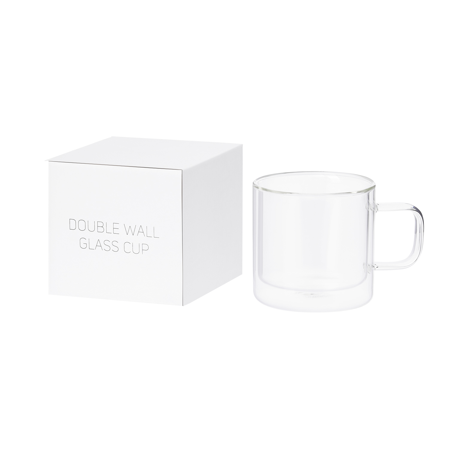 Кружка стеклянная с двойными стенками Luna / 