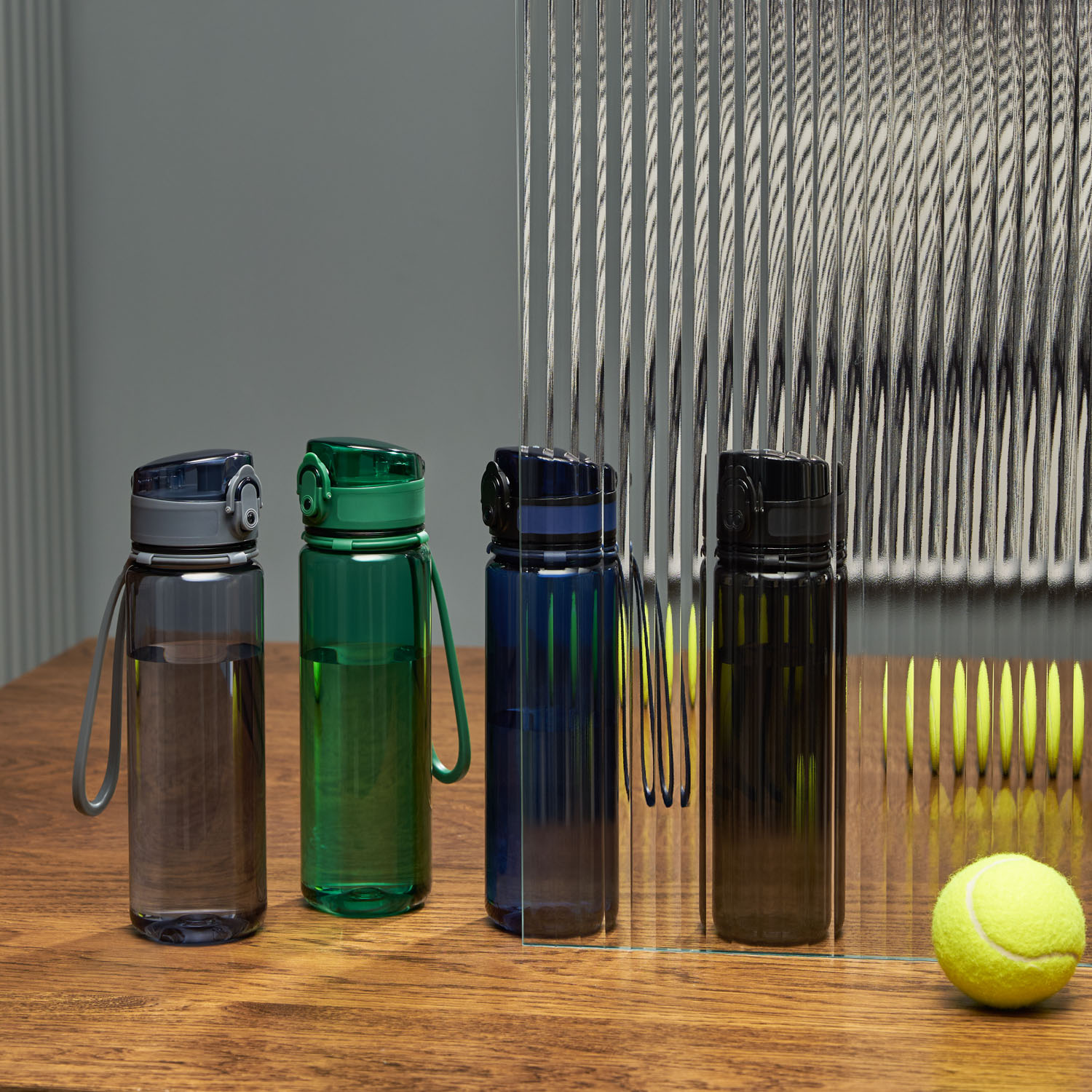 Бутылка для воды Como, серая / 