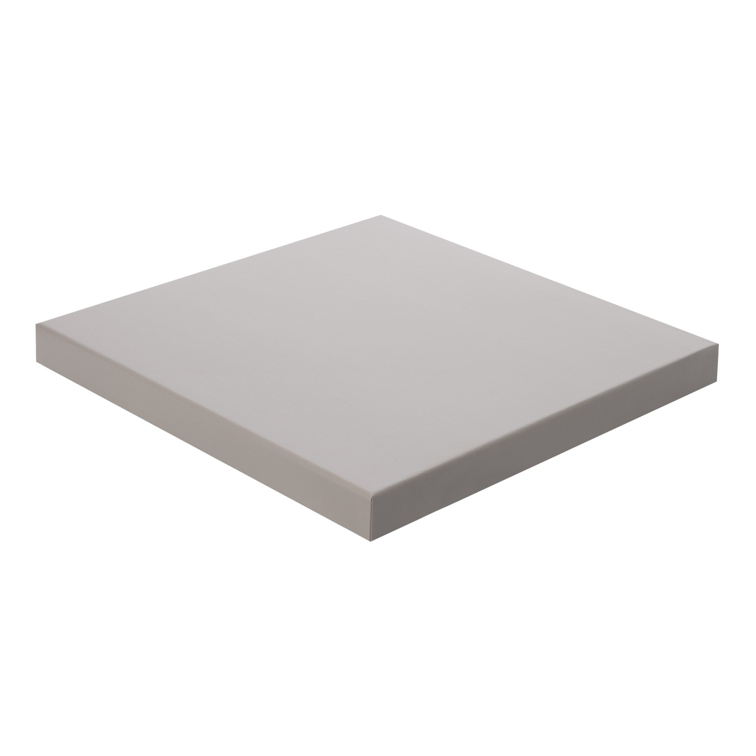 Подарочная коробка без ложемента для ежедневника, ручки и аккумулятора, серая (под съемные ложементы) / 