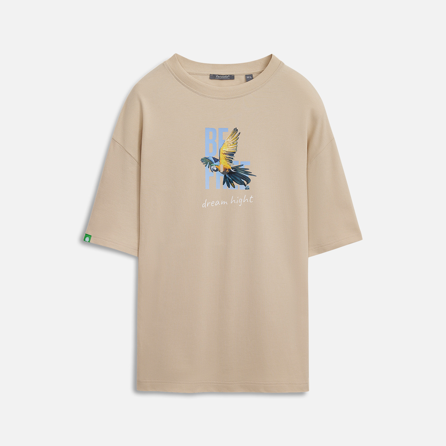 Футболка премиум AURA, бежевый / 