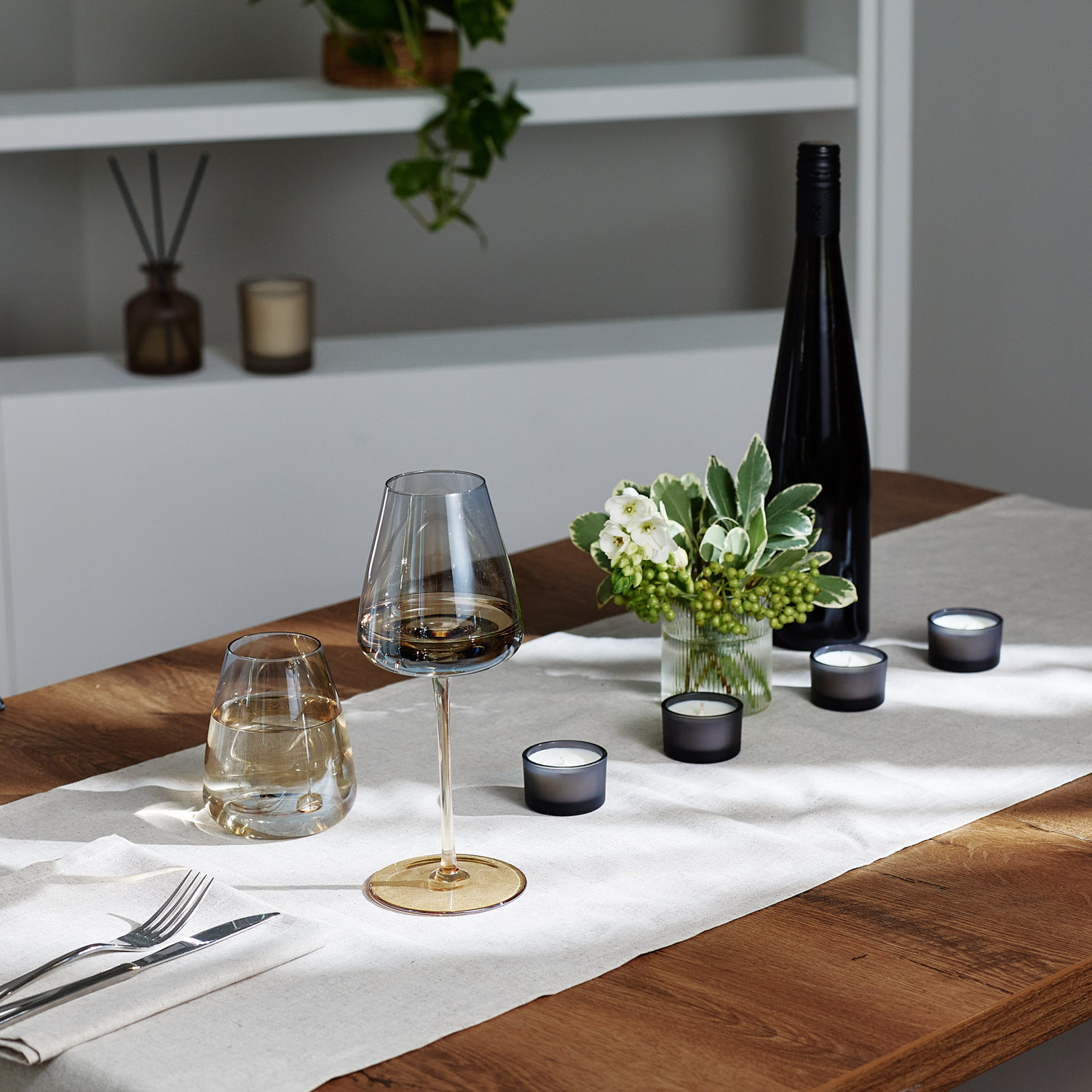 Бокал для вина Nizza, градиент золотой / 