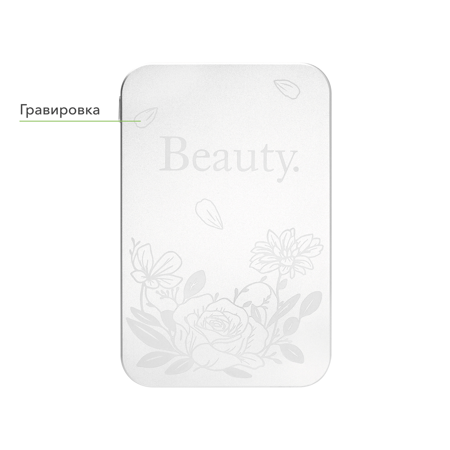 Внешний аккумулятор Artex PD 5000mAh с функцией беспроводной зарядки 15W, серебряный / 