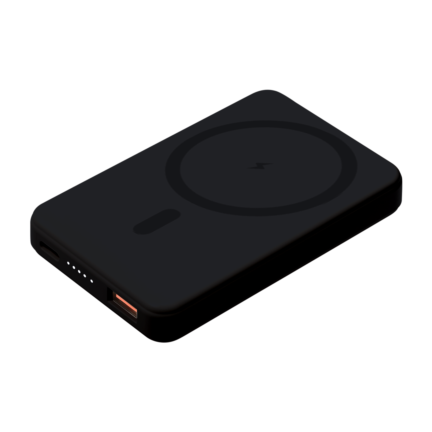 Внешний аккумулятор Largo PD 5000mAh с функцией беспроводной зарядки 15W, черный / 