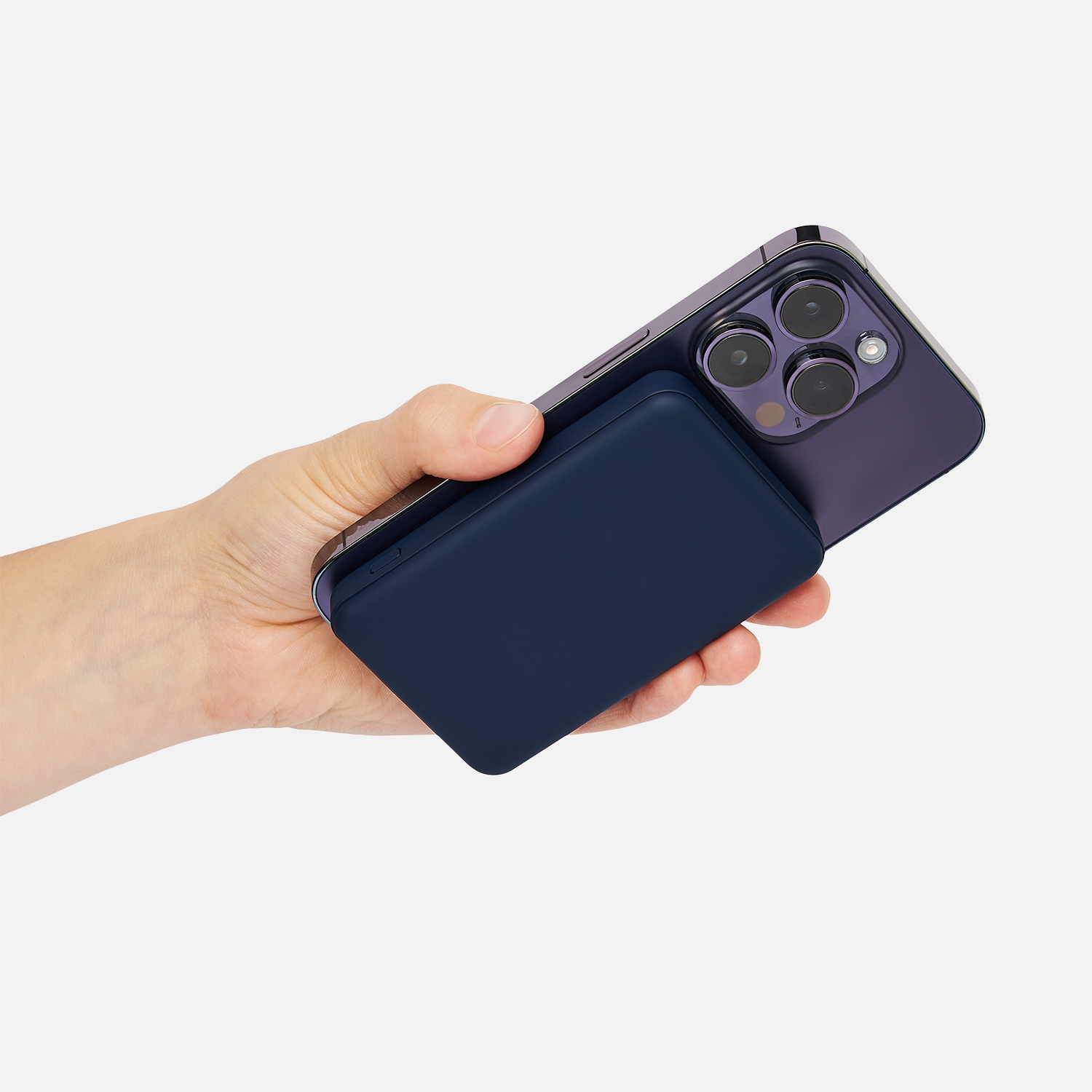 Внешний аккумулятор Largo PD 5000mAh с функцией беспроводной зарядки 15W, синий / 
