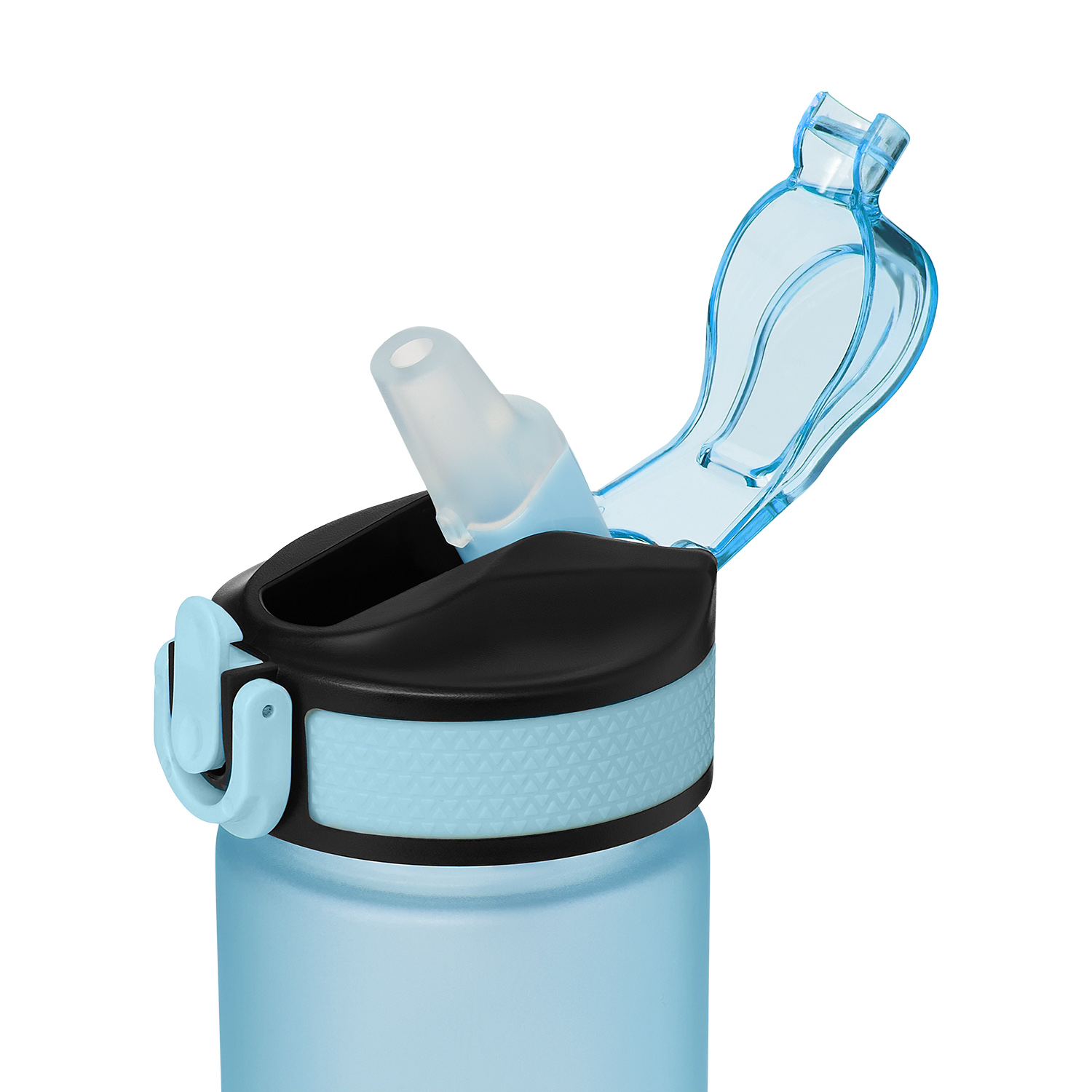 Бутылка для воды Flip mini, голубая / 