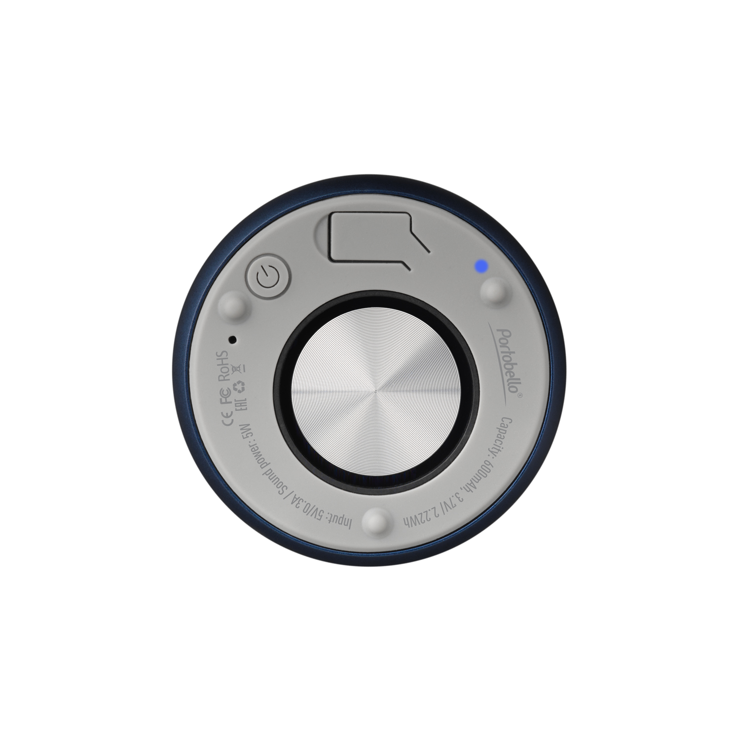 Беспроводная колонка Passion 80dB 600 mAh (Bluetooth 5.4), синяя / 