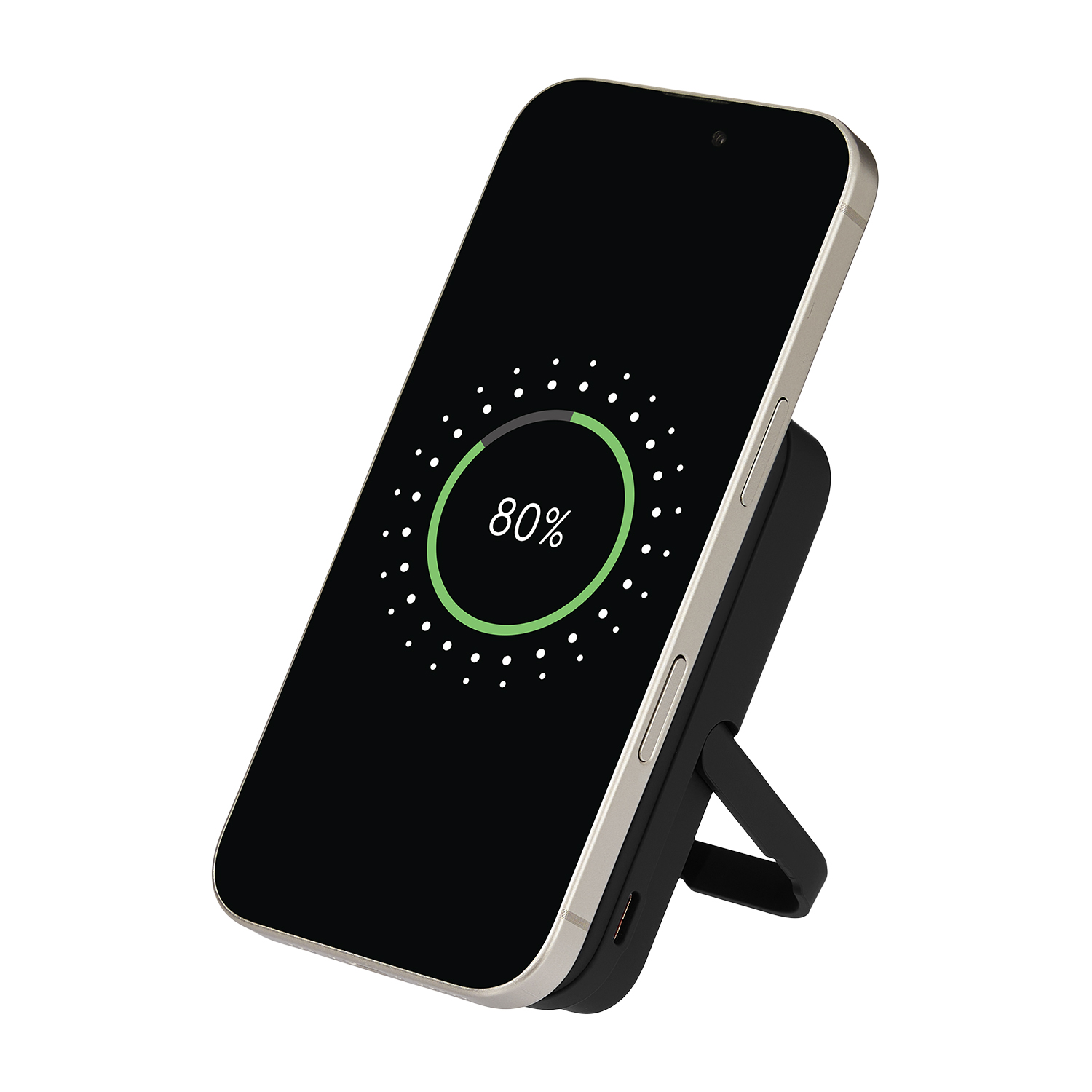 Внешний аккумулятор Union PD 10000mAh с функцией беспроводной зарядки 15W, черный / 