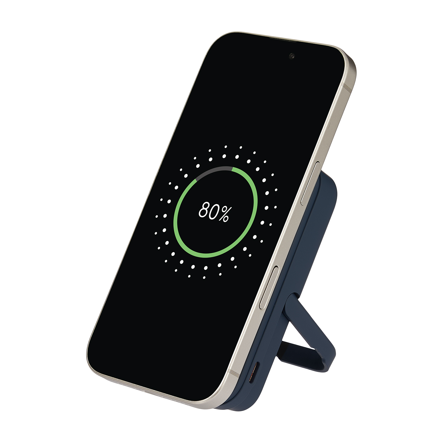 Внешний аккумулятор Union PD 10000mAh с функцией беспроводной зарядки 15W, синий / 