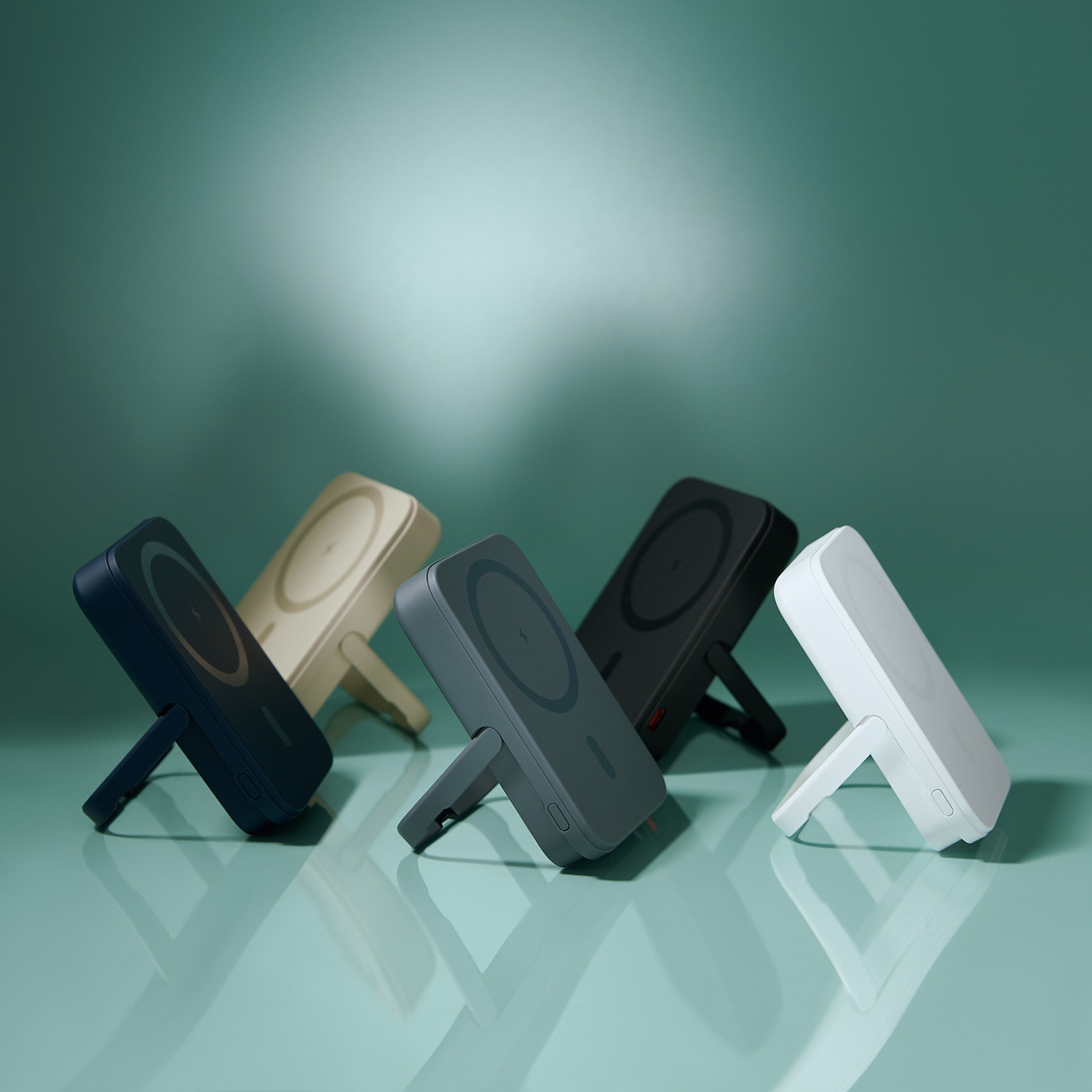 Внешний аккумулятор Union PD 10000mAh с функцией беспроводной зарядки 15W, серый / 