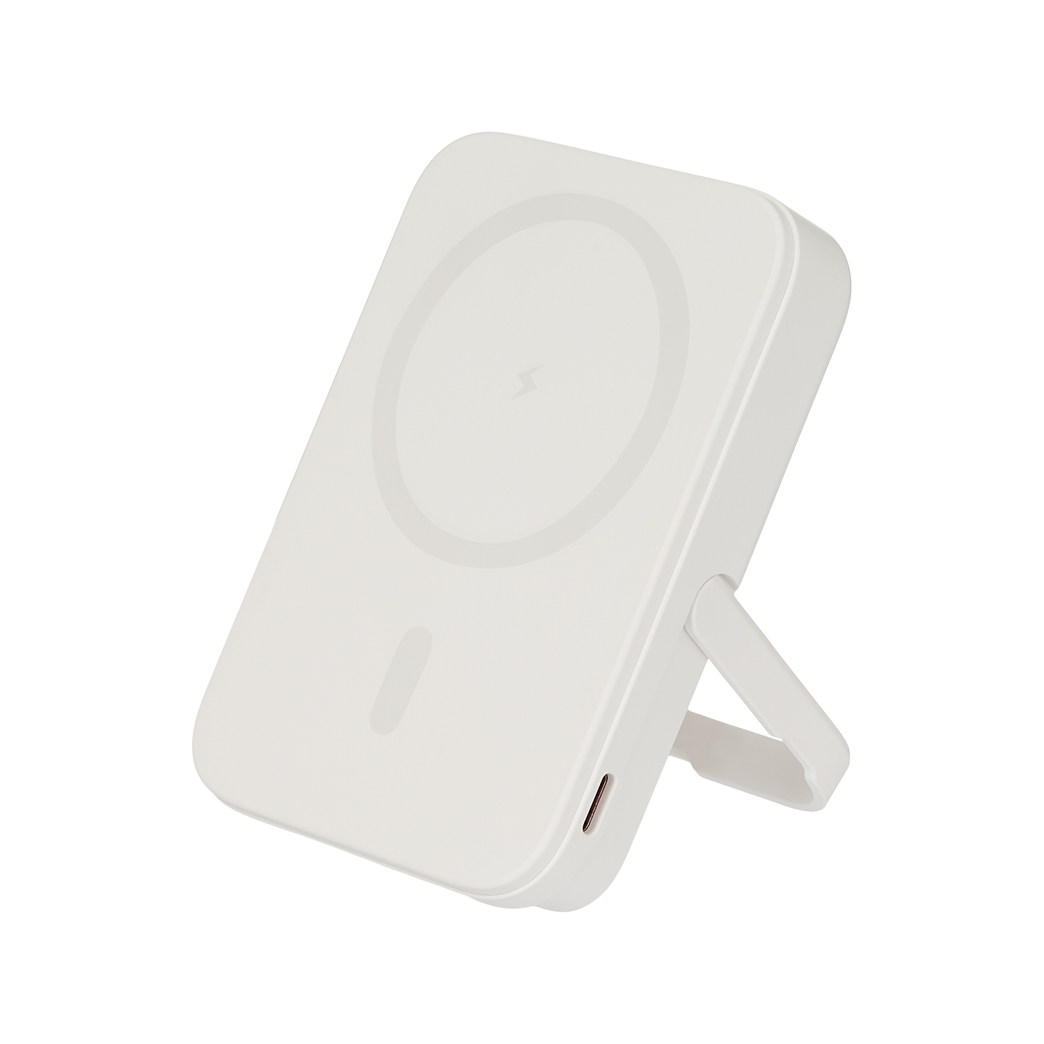 Внешний аккумулятор Union PD 10000mAh с функцией беспроводной зарядки 15W, белый / 