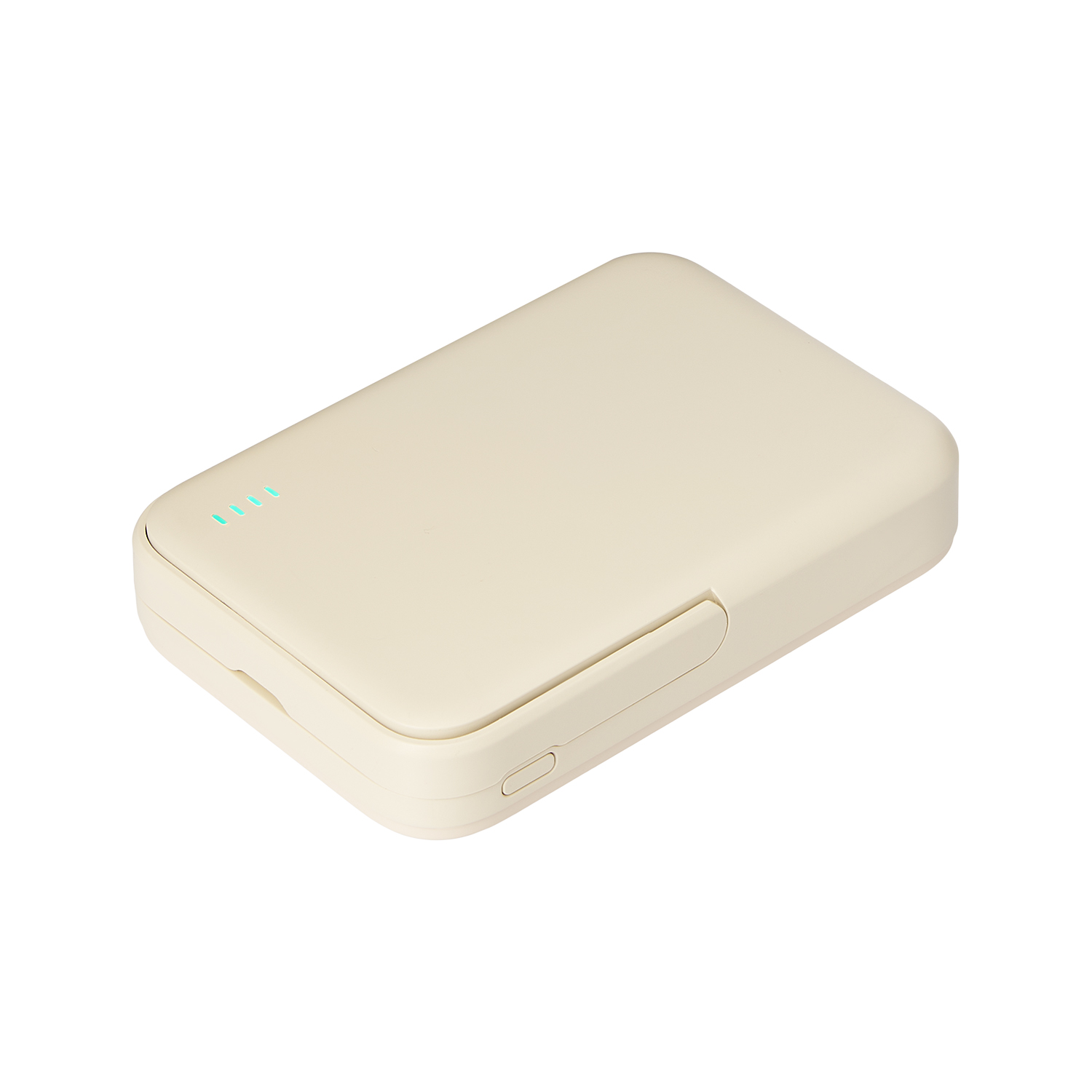 Внешний аккумулятор Union PD 10000mAh с функцией беспроводной зарядки 15W, бежевый / 