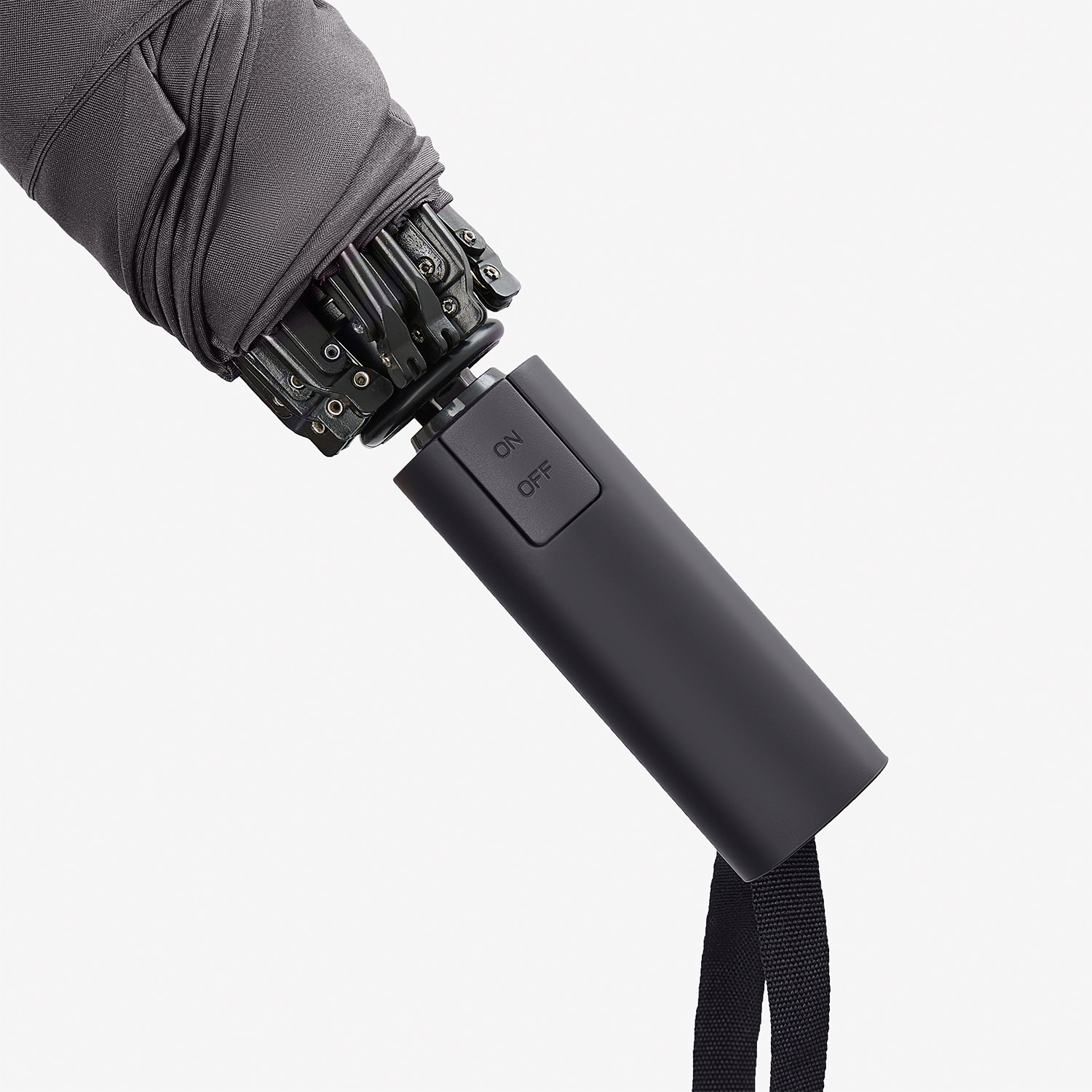 Зонт обратного сложения Olymp, серый / 