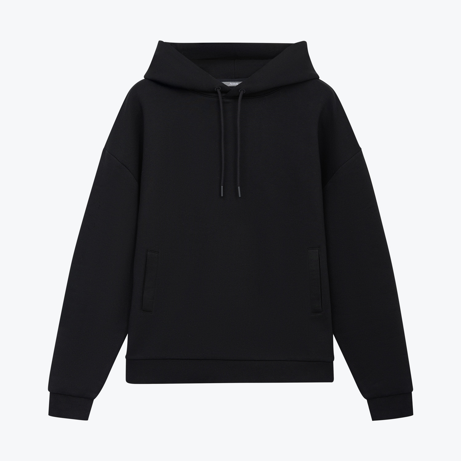 Худи релакс унисекс Баланс, с начесом, черный, размер 3XL/4XL / 