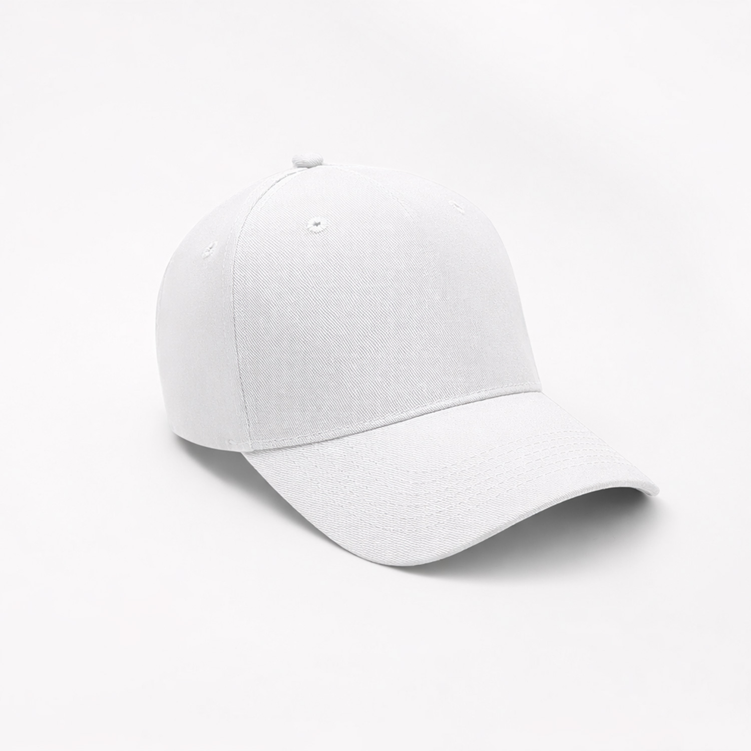 Бейсболка Фит, 5 клиньев, белый / 