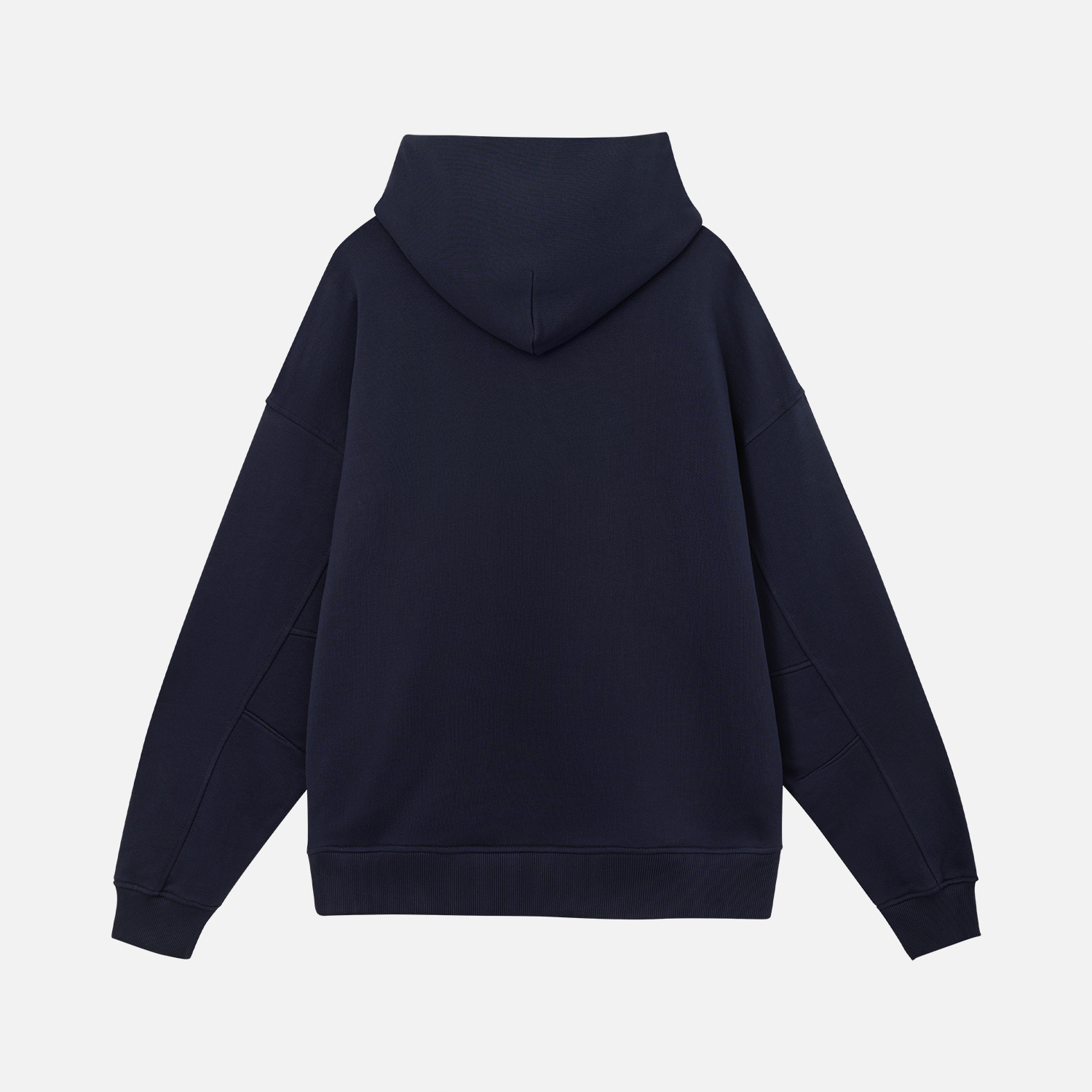 Худи оверсайз унисекс Фьюжн (Fusion), темно-синий, размер 2XS / 